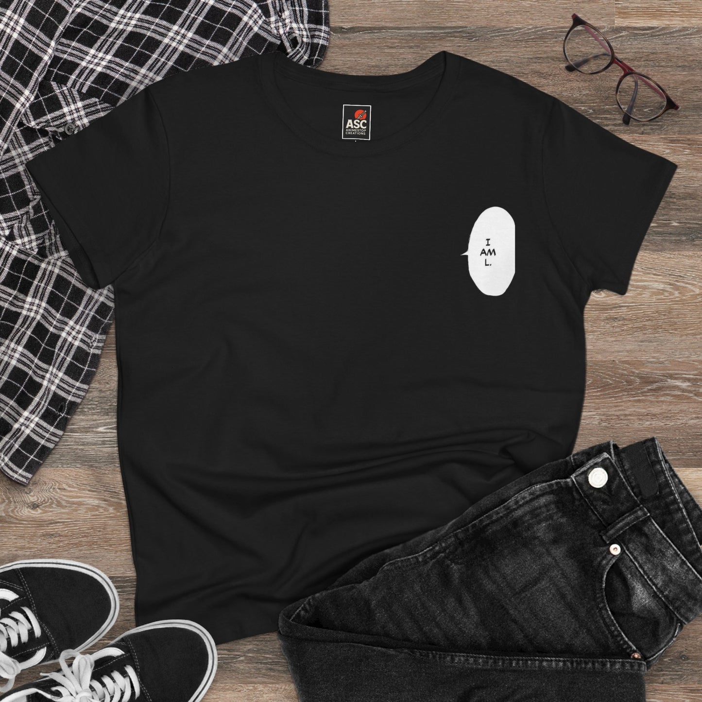 L. (DEATH NOTE) Women's Tee