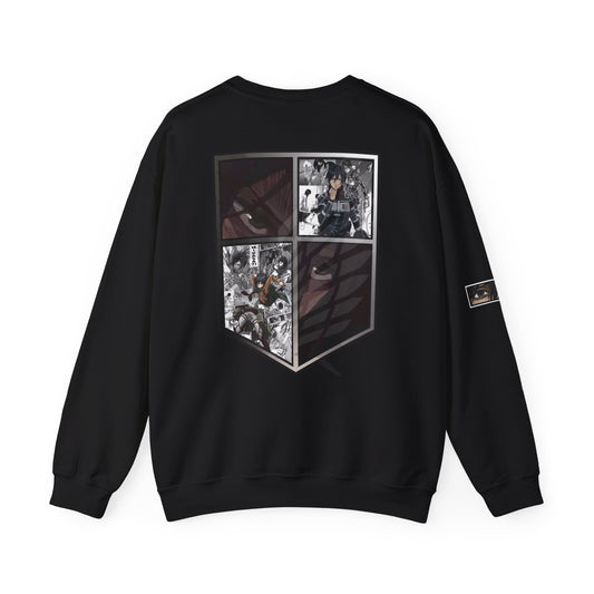 Sudadera con cuello redondo de Mikasa Ackerman (ATAQUE A LOS TITANES)