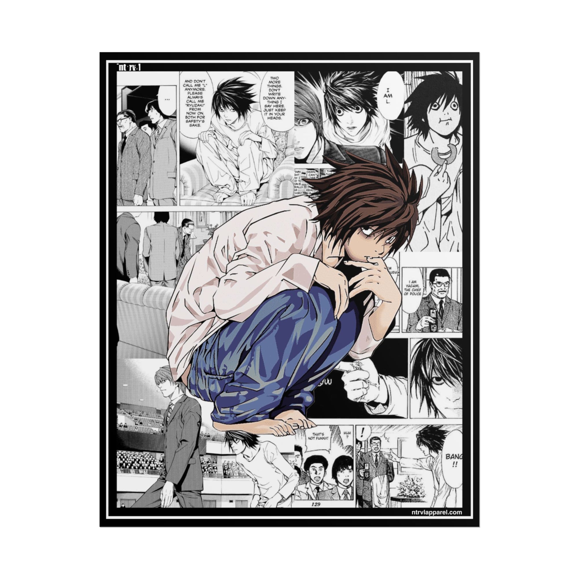 L. (Death Note) Poster