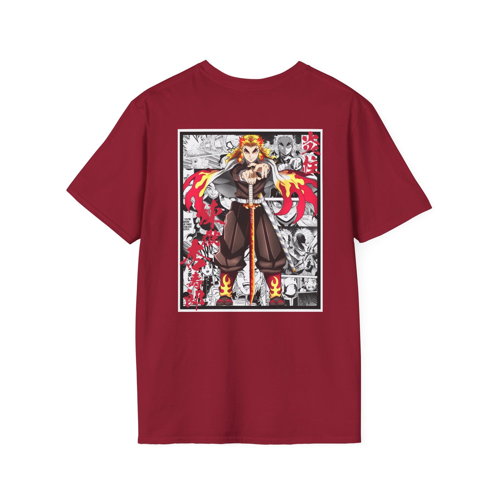 Camiseta informal Kyojuro Rengoku (DEMON SLAYER)