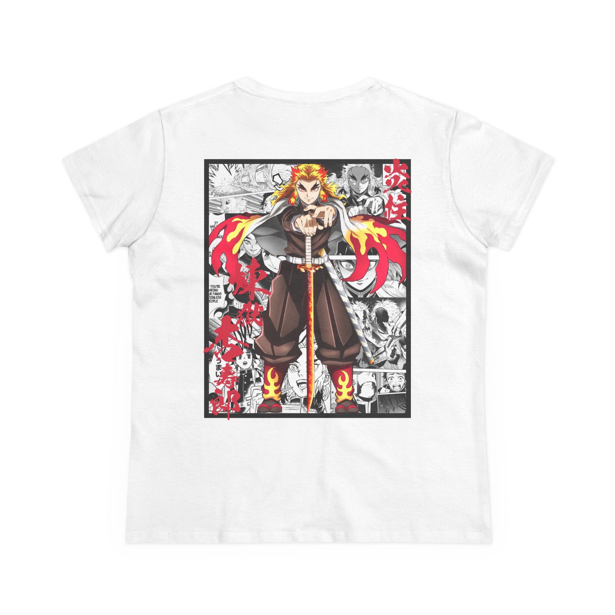 Camiseta de mujer Kyojuro Rengoku (DEMON SLAYER)