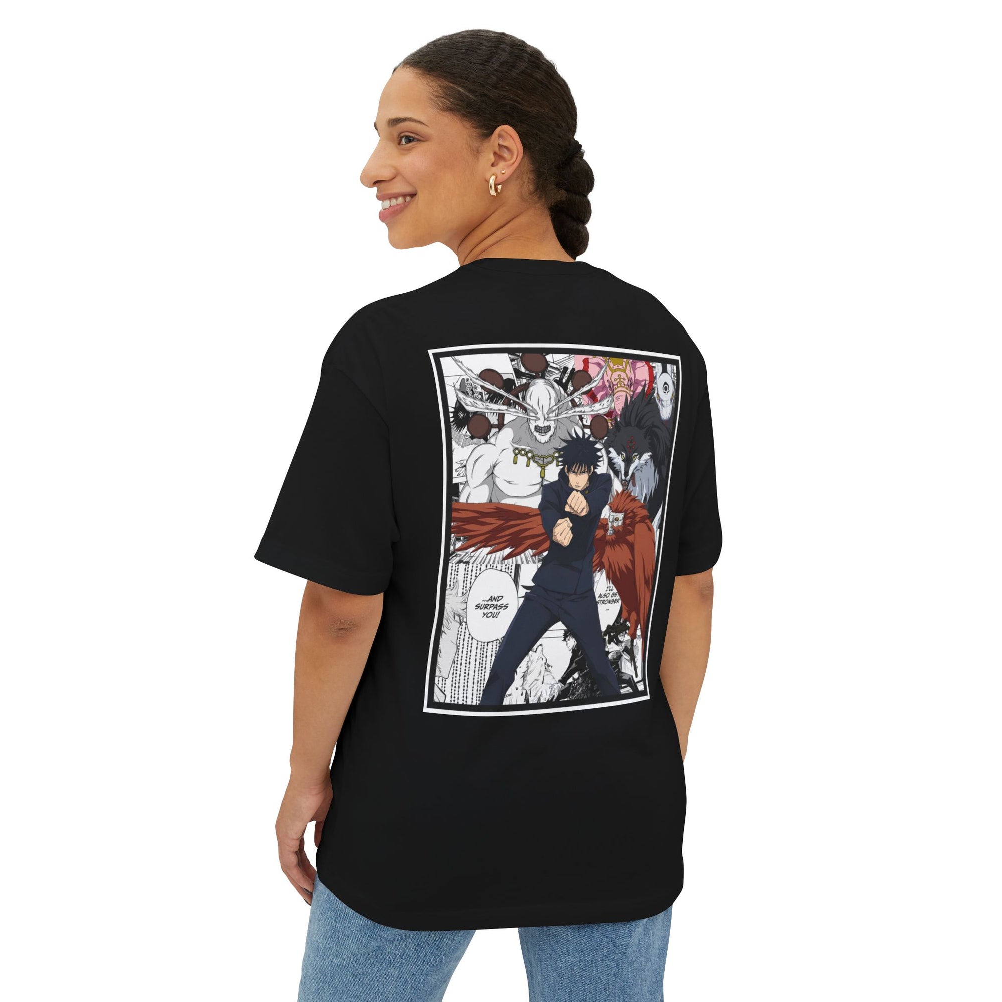 Camiseta extragrande de Megumi Fushiguro (JUJUTSU KAISEN)