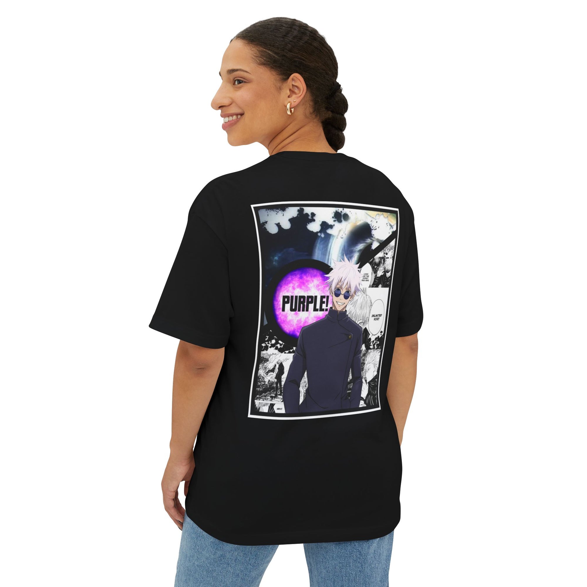 Camiseta extragrande de Satoru Gojo (JUJUTSU KAISEN)