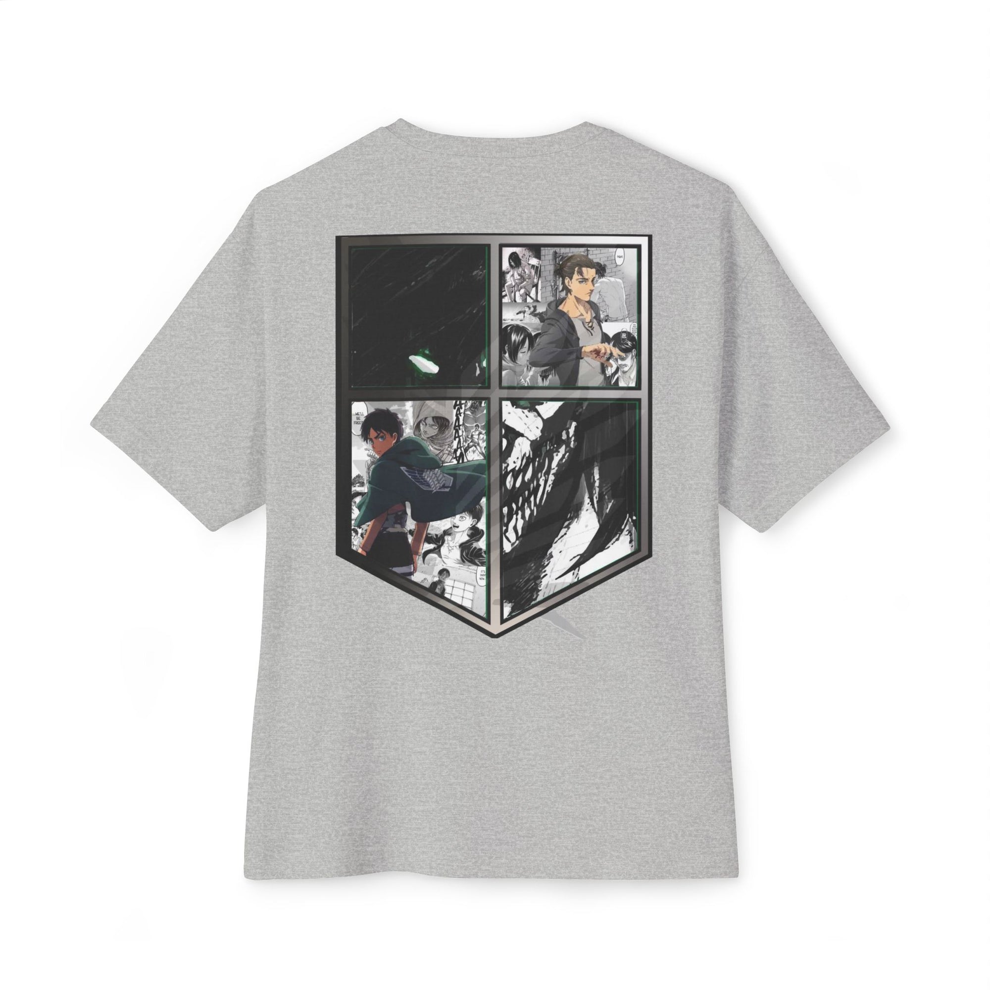 Camiseta extragrande de Eren Yeager (ATTACKONTITAN)