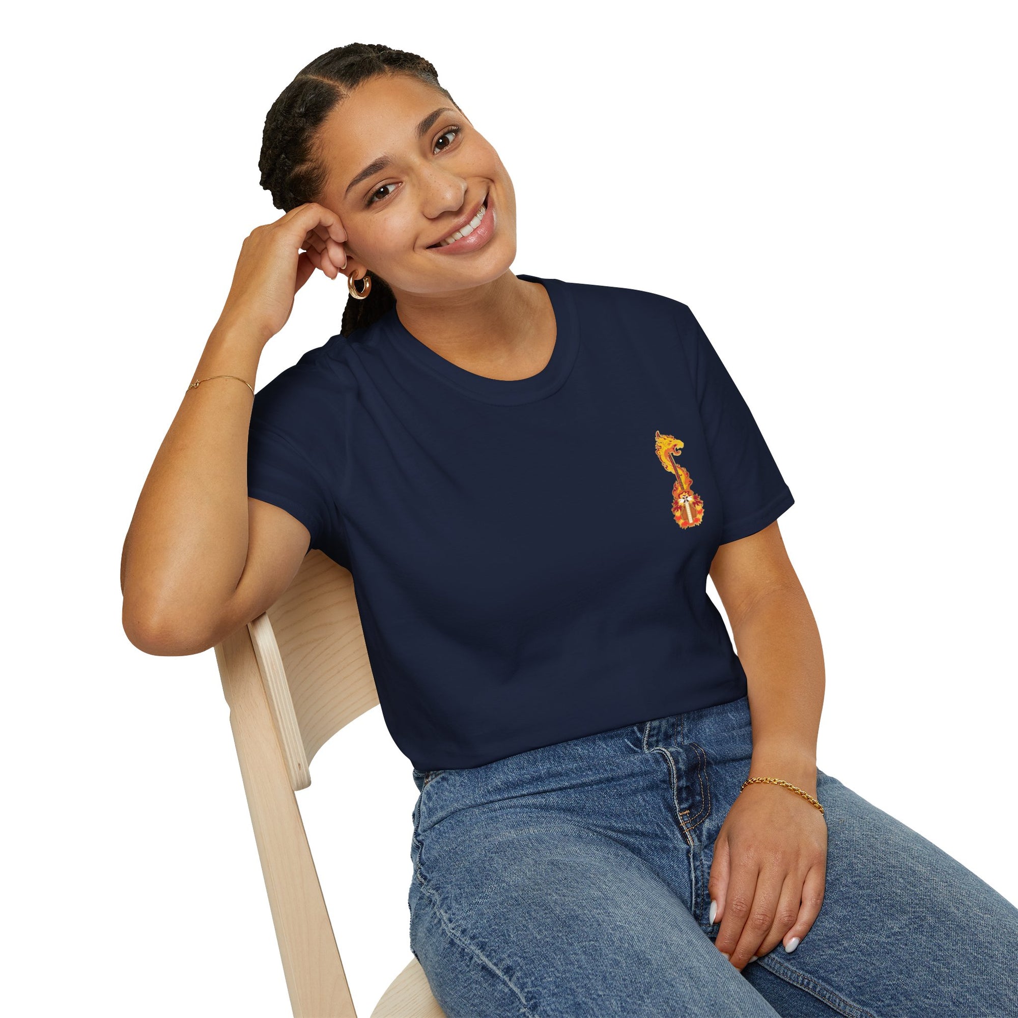 Camiseta informal Kyojuro Rengoku (DEMON SLAYER)