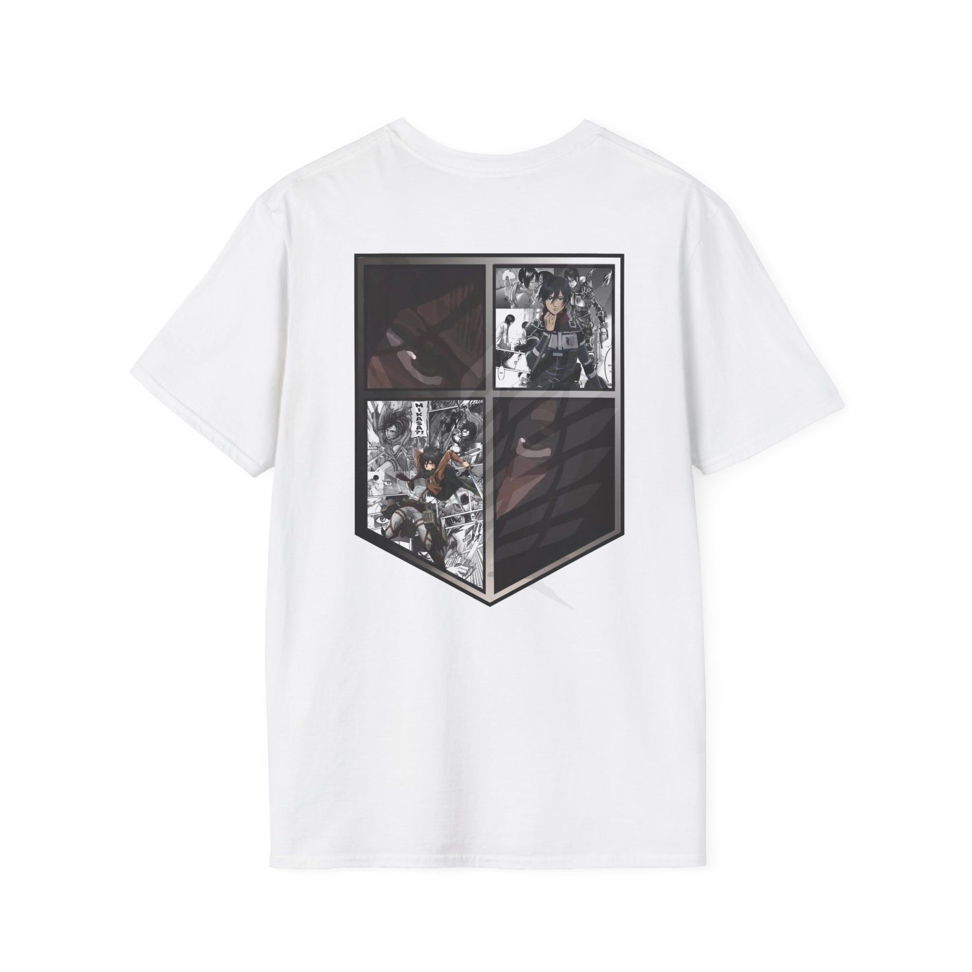 Camiseta informal de Mikasa Ackerman (ATAQUE A LOS TITANES)
