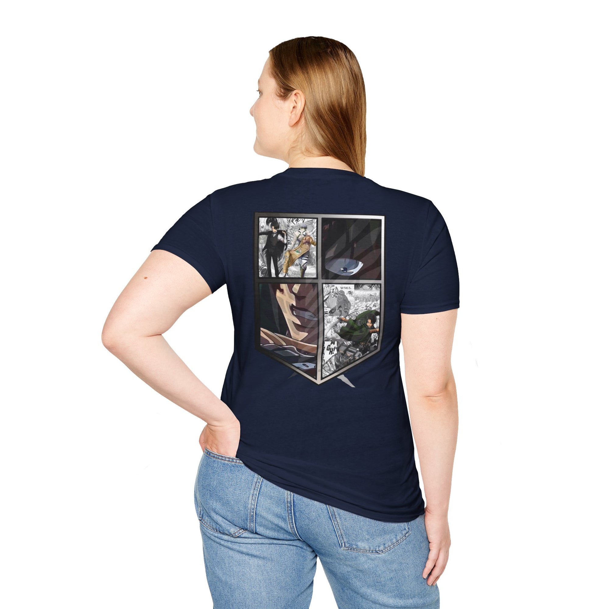Camiseta informal de Levi Ackerman (ATAQUE A LOS TITANES)