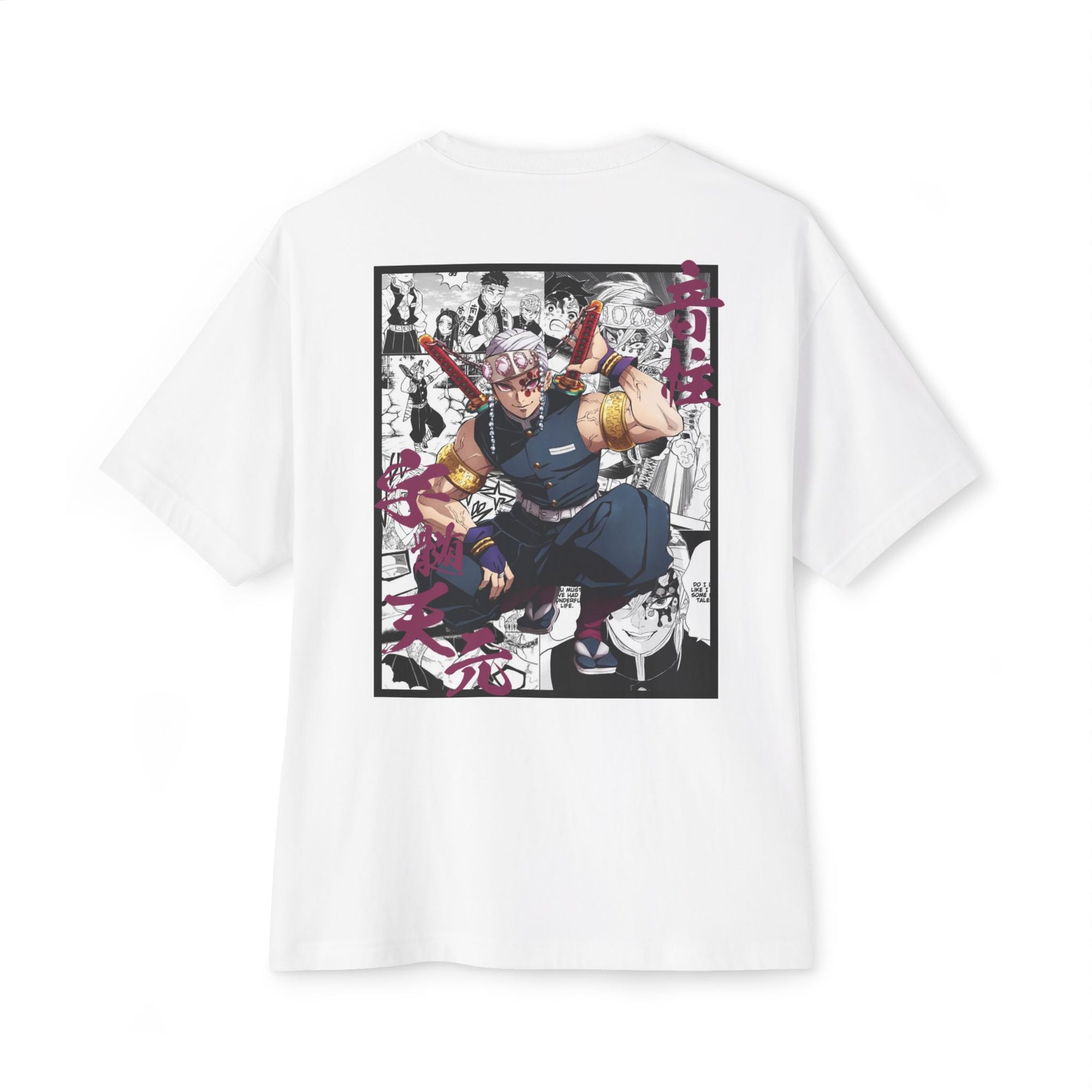Camiseta extragrande de Tengen Uzui (DEMON SLAYER)