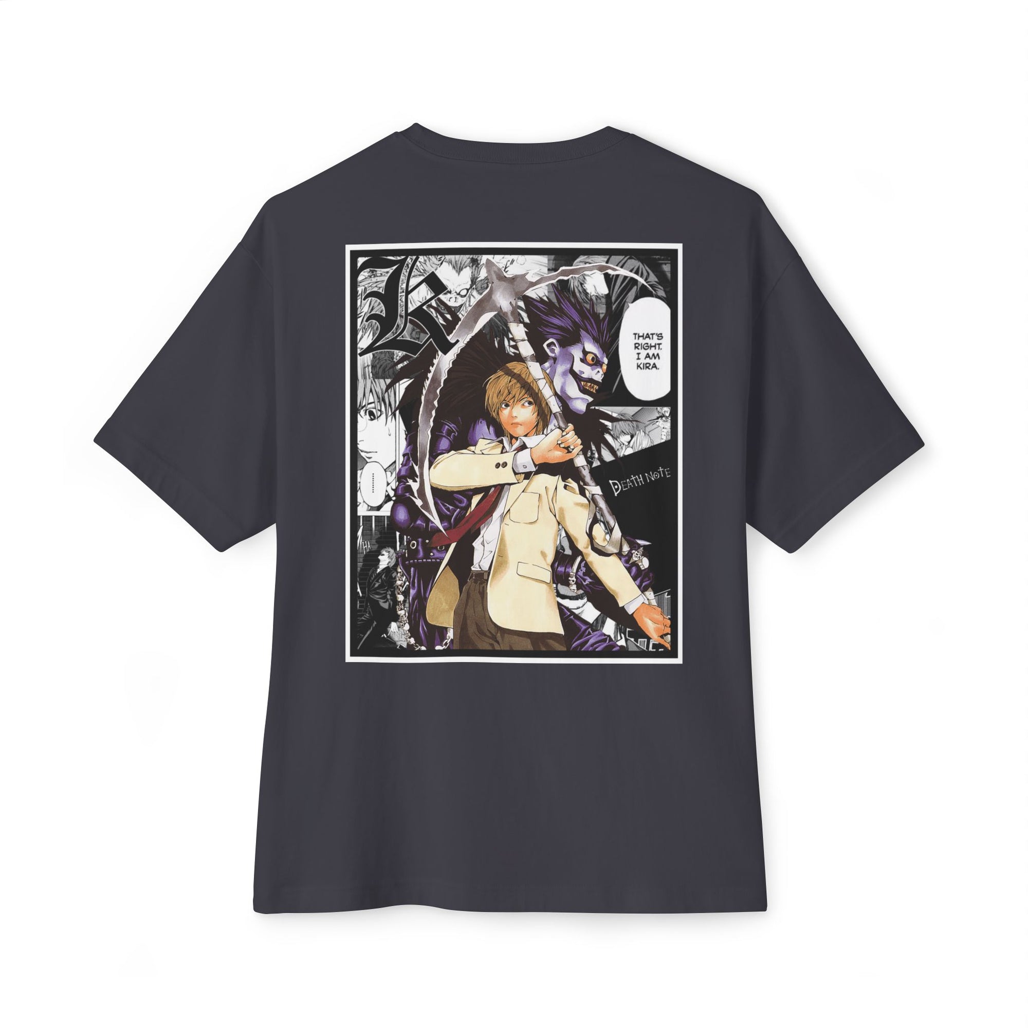Camiseta extragrande de Light Yagami (DEATH NOTE)