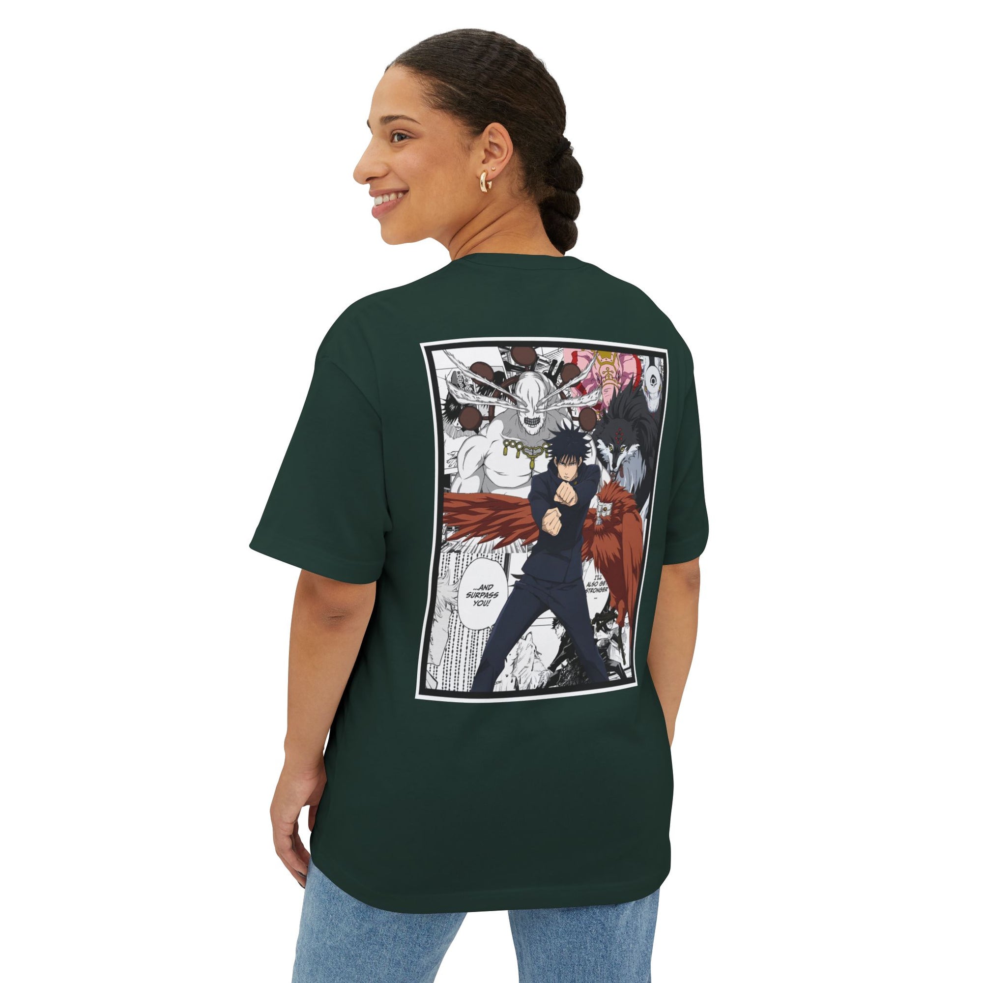 Camiseta extragrande de Megumi Fushiguro (JUJUTSU KAISEN)