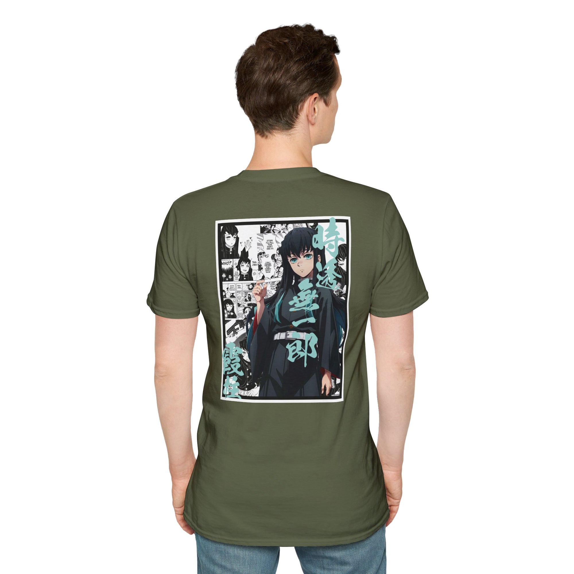 Camiseta informal de Muichiro Tokito (DEMON SLAYER)