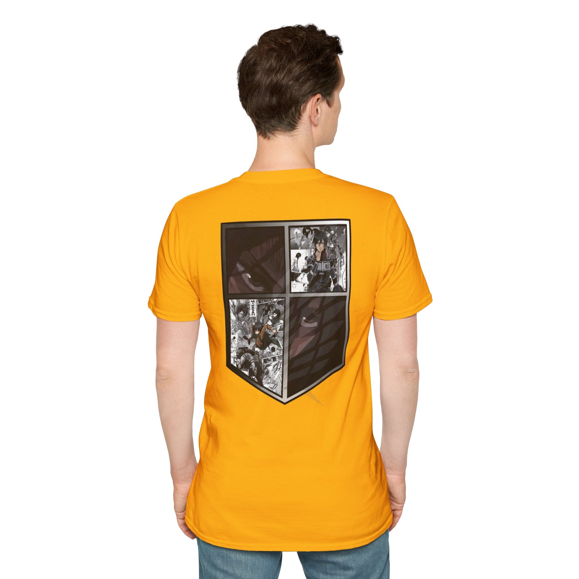 Camiseta informal de Mikasa Ackerman (ATAQUE A LOS TITANES)