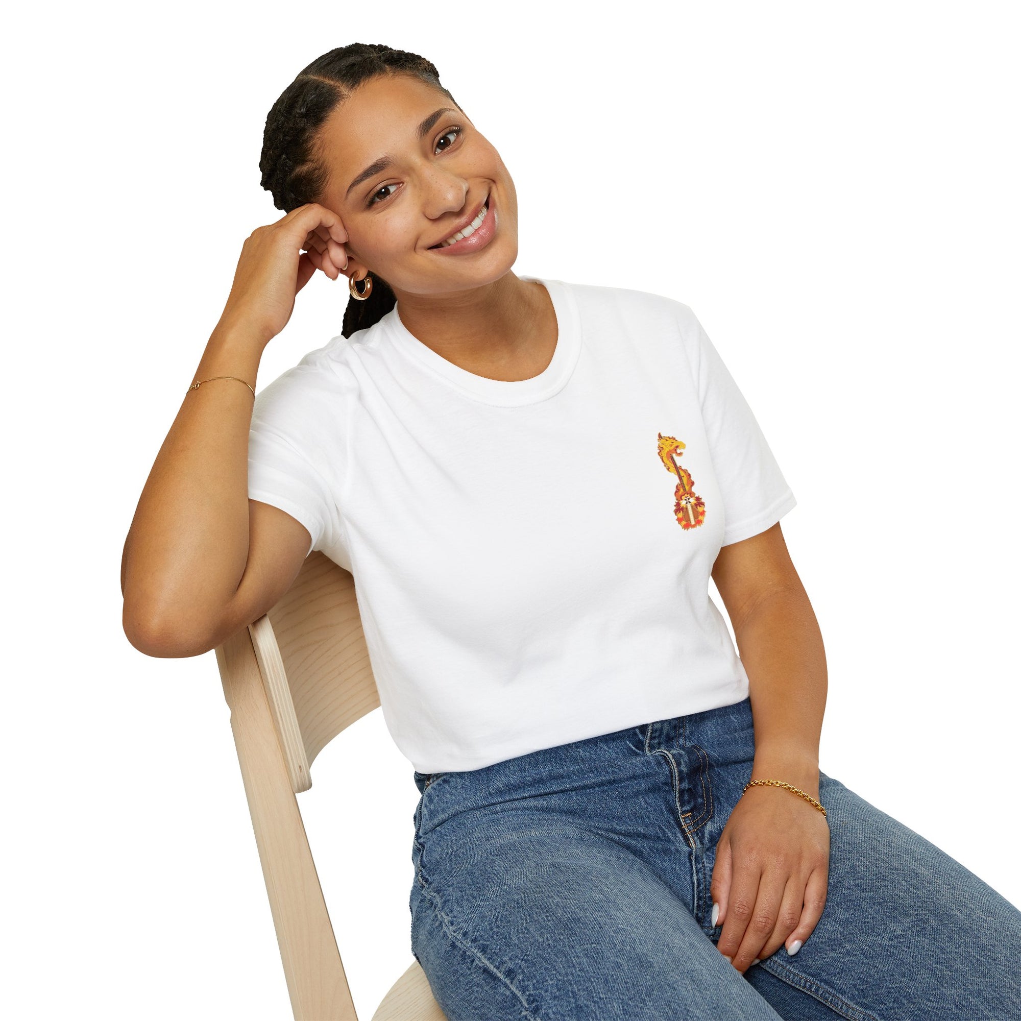 Camiseta informal Kyojuro Rengoku (DEMON SLAYER)