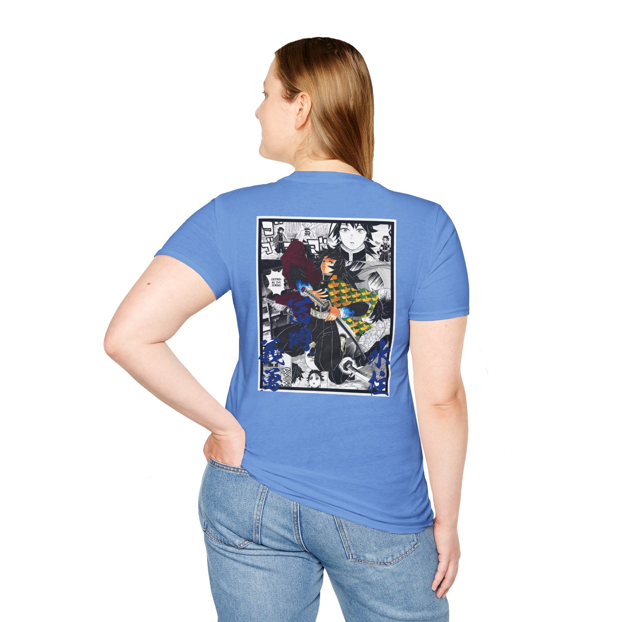 Camiseta informal Giyu Tomioka (DEMON SLAYER)