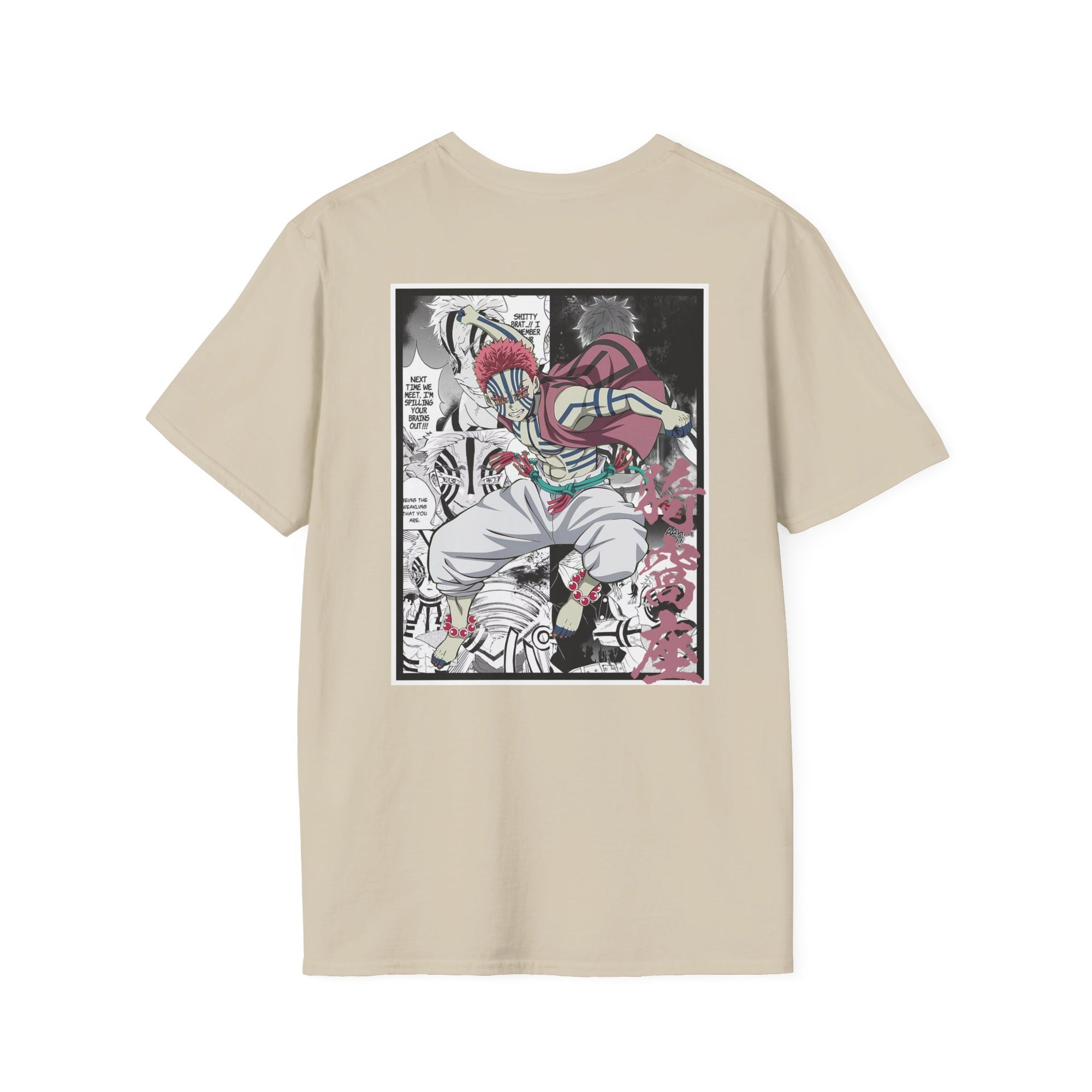 Camiseta informal de Akaza (DEMON SLAYER)
