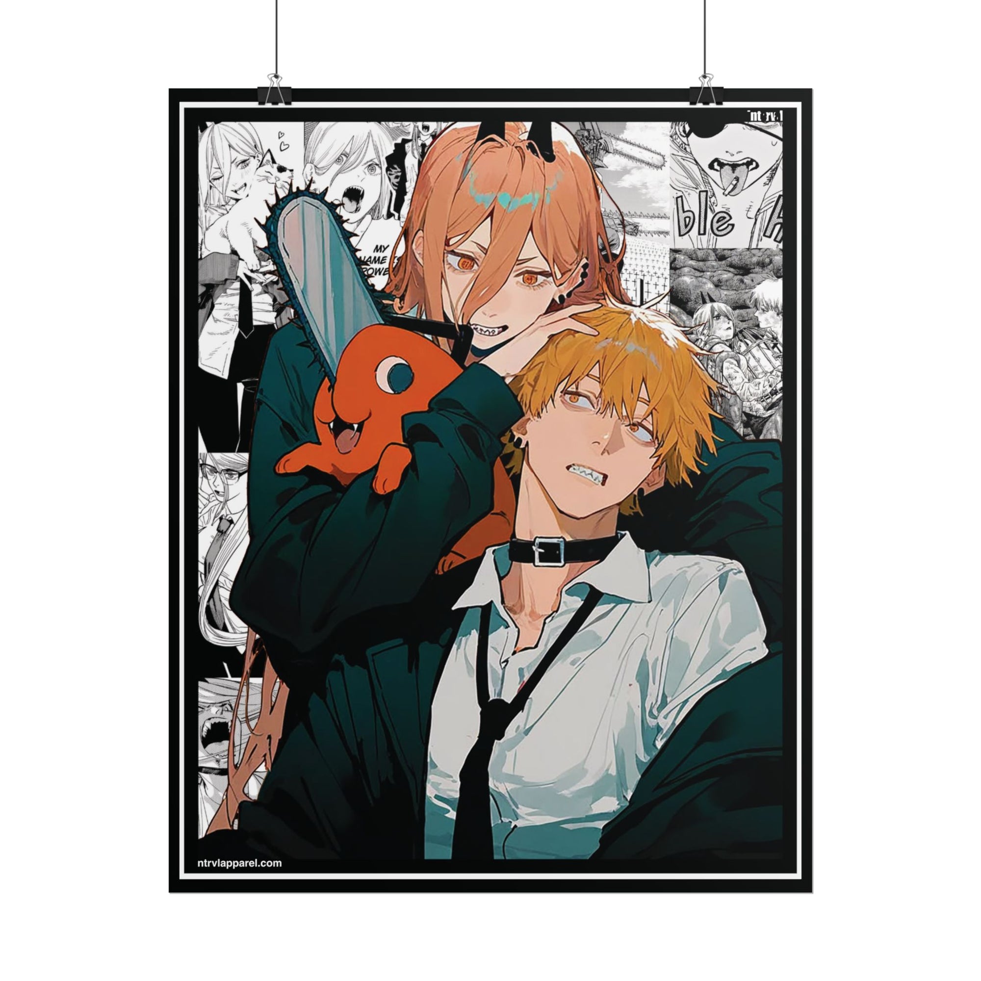 Denji & Power (Chainsaw Man) Poster