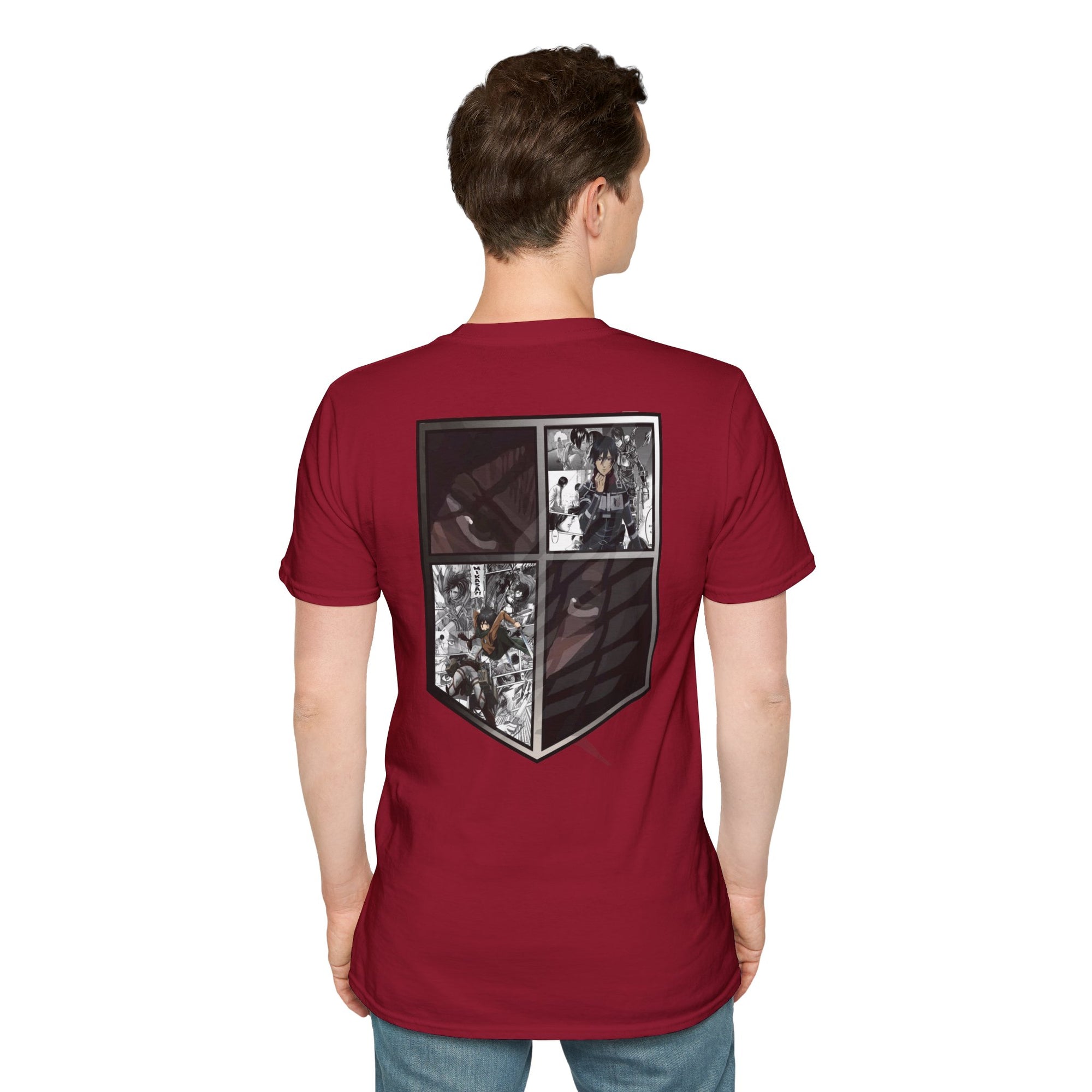 Camiseta informal de Mikasa Ackerman (ATAQUE A LOS TITANES)