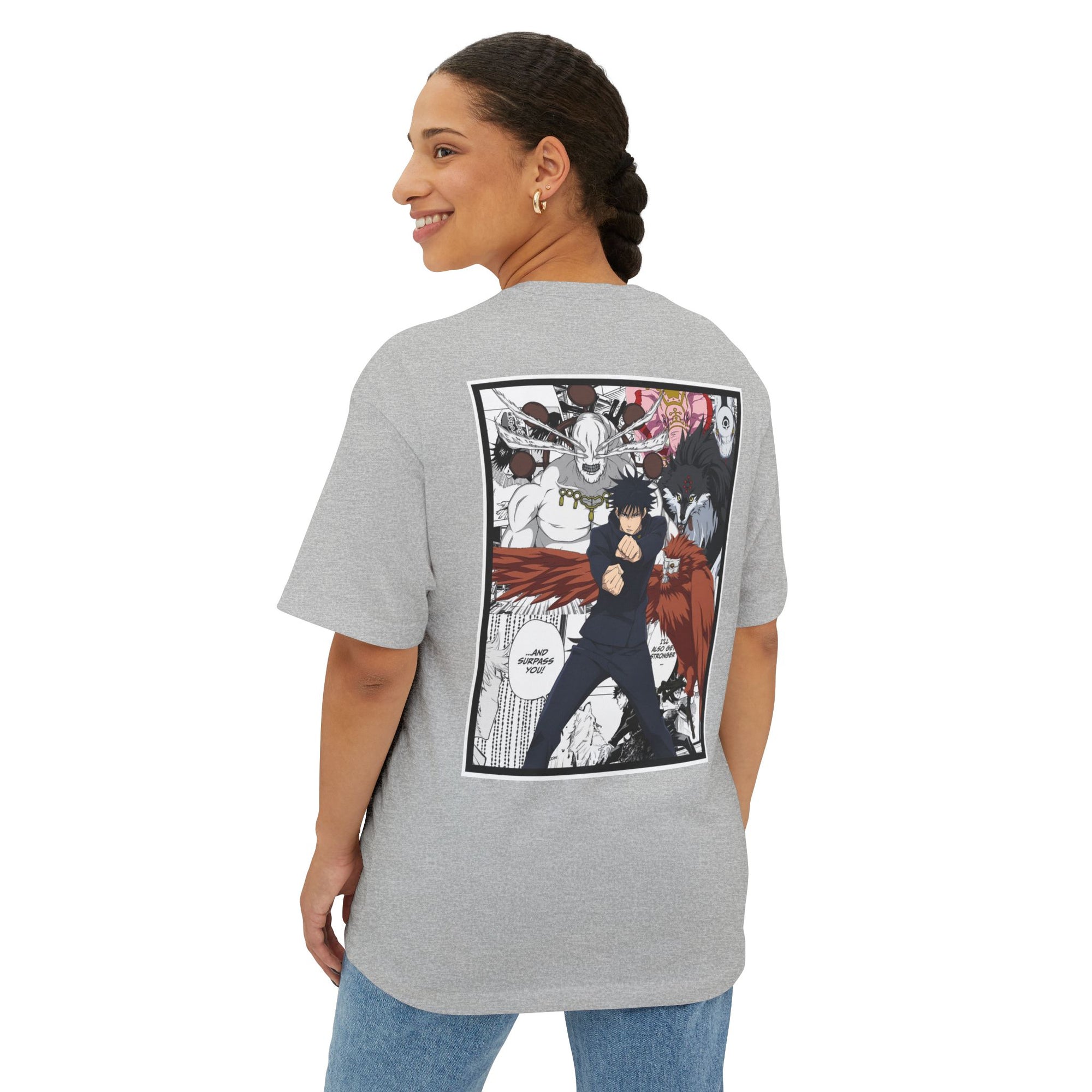 Camiseta extragrande de Megumi Fushiguro (JUJUTSU KAISEN)