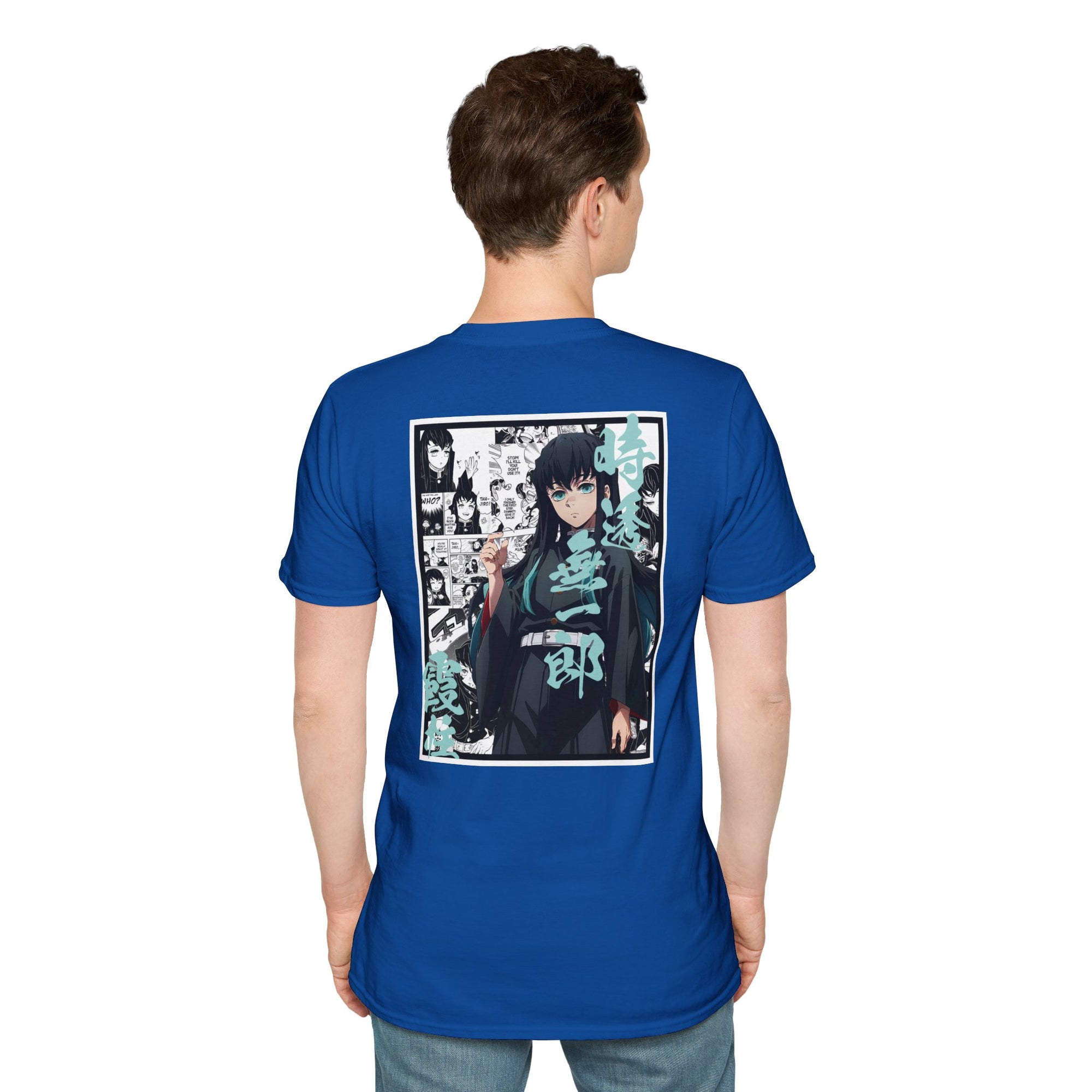 Camiseta informal de Muichiro Tokito (DEMON SLAYER)