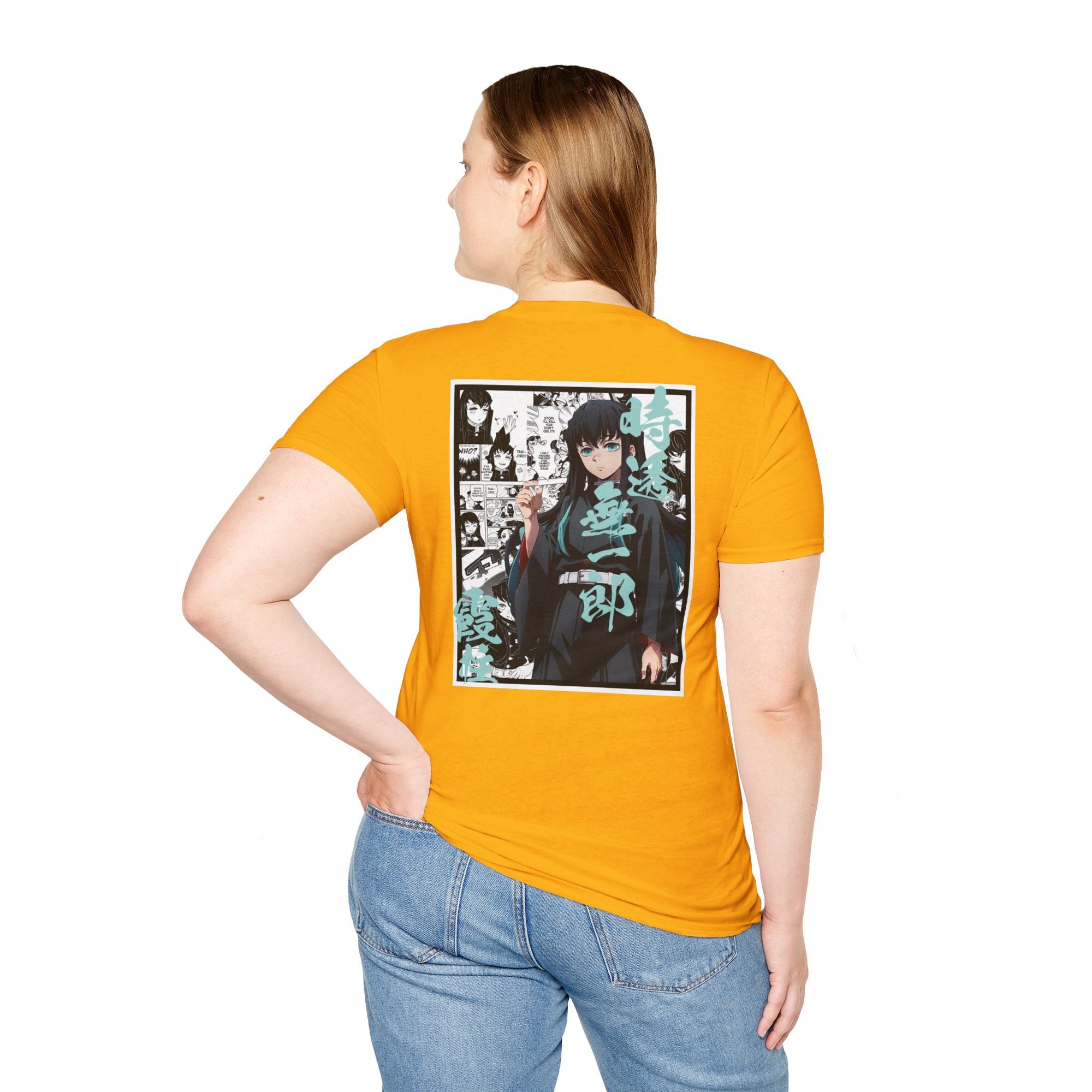 Camiseta informal de Muichiro Tokito (DEMON SLAYER)