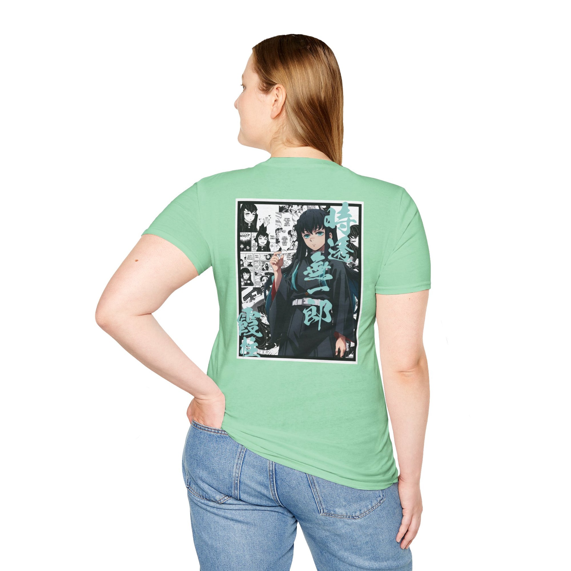 Camiseta informal de Muichiro Tokito (DEMON SLAYER)