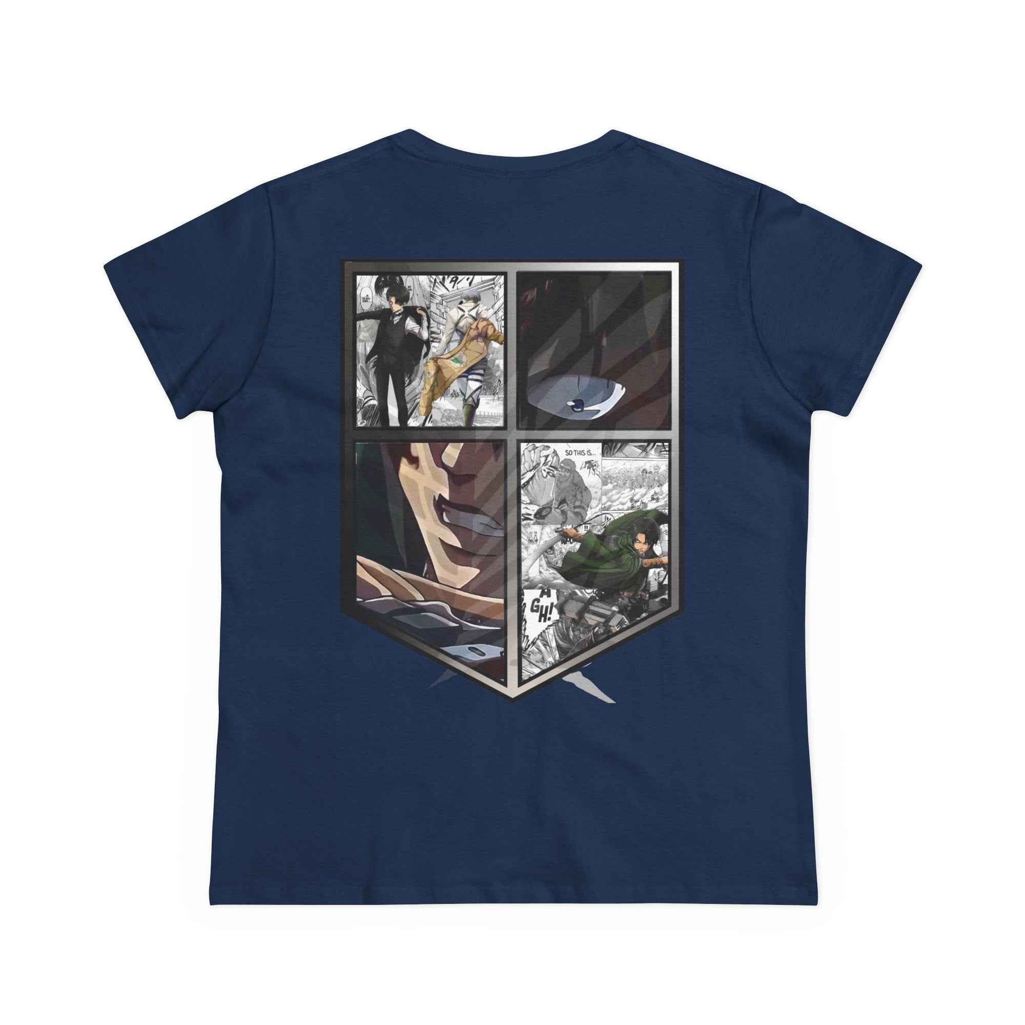 Camiseta de mujer de Levi Ackerman (ATAQUE A LOS TITANES)