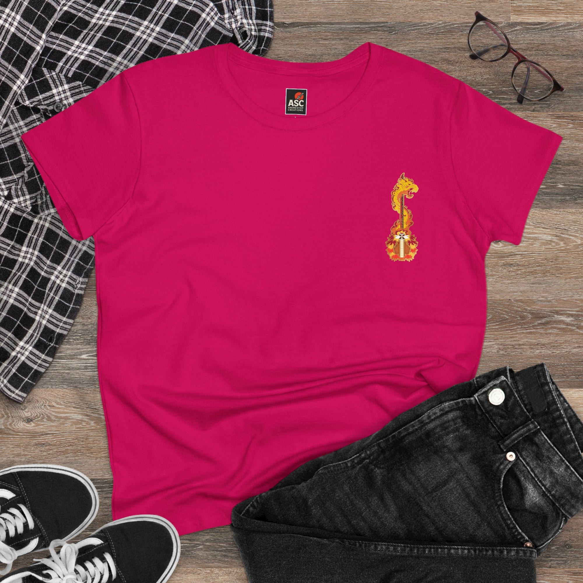 Camiseta de mujer Kyojuro Rengoku (DEMON SLAYER)