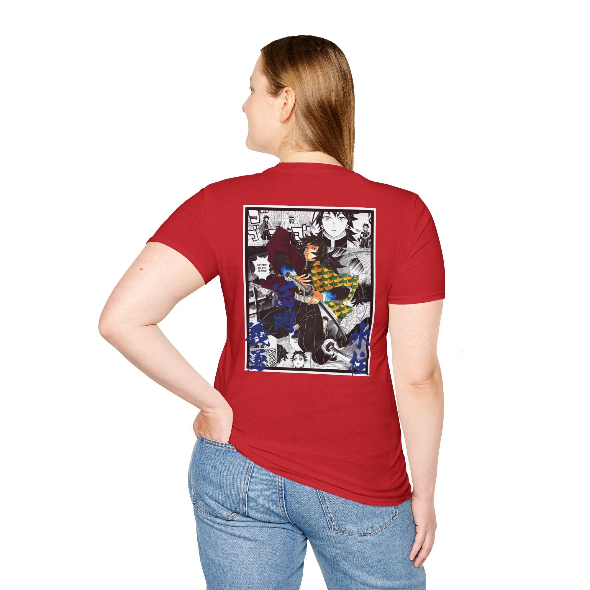Camiseta informal Giyu Tomioka (DEMON SLAYER)