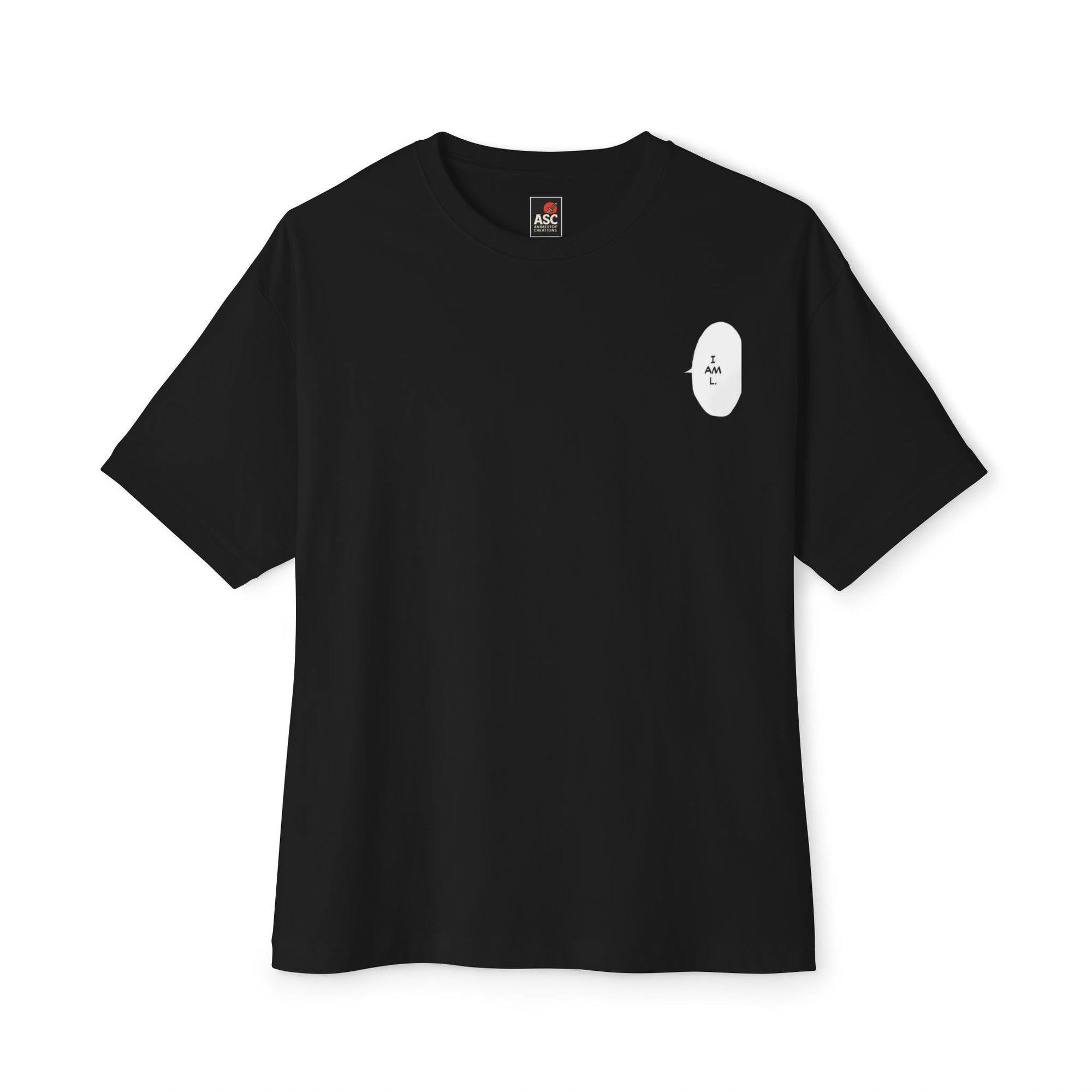 L. (DEATH NOTE) Camiseta de gran tamaño