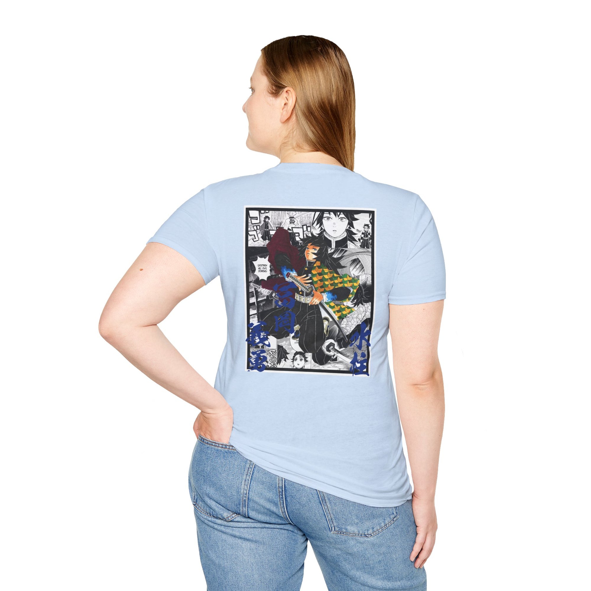 Camiseta informal Giyu Tomioka (DEMON SLAYER)