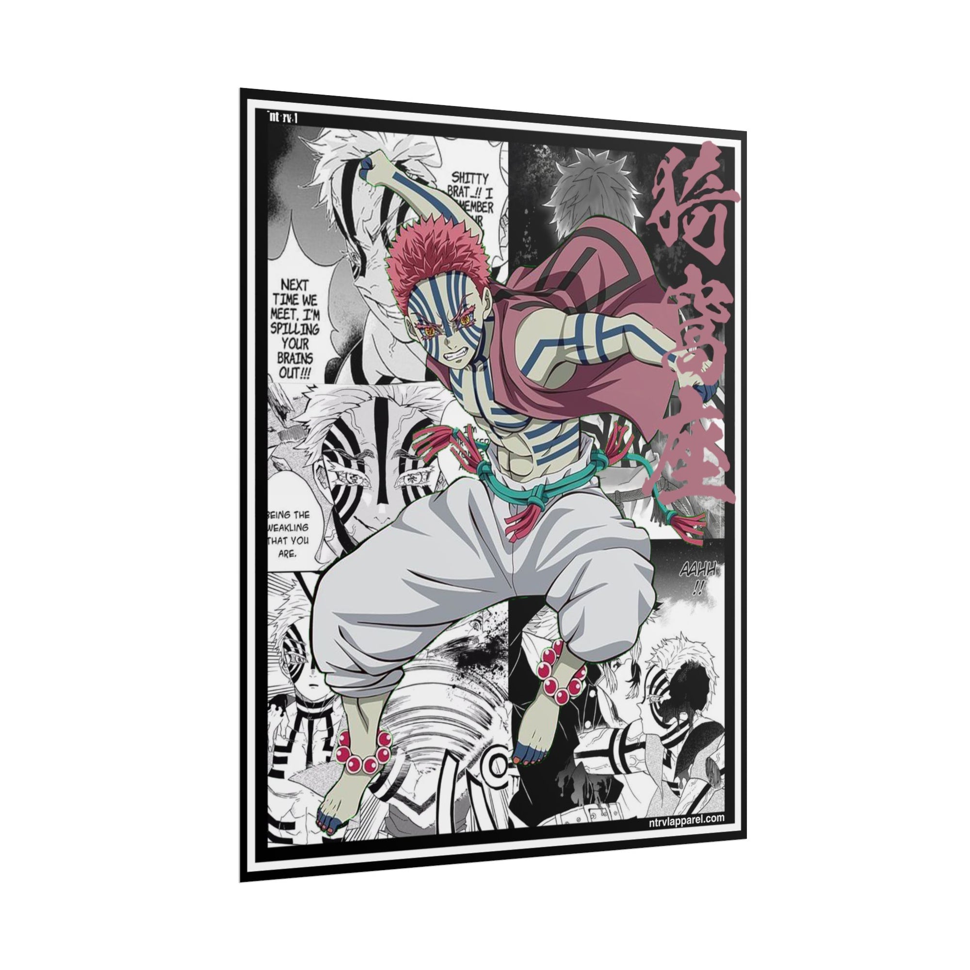 Akaza (Demon Slayer) Poster