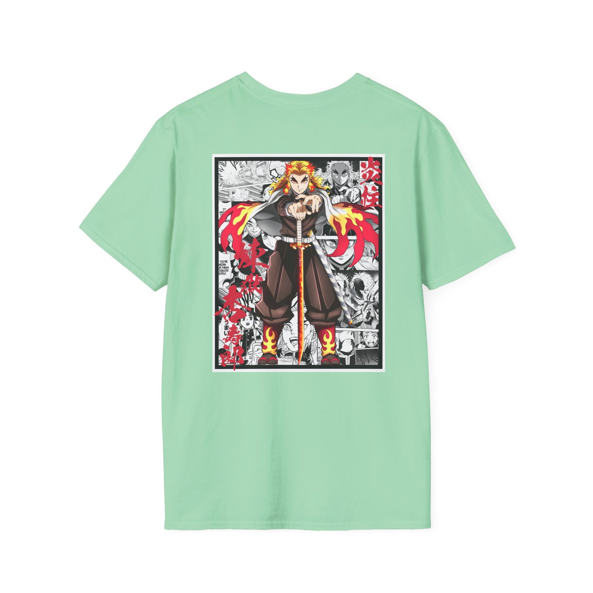 Camiseta informal Kyojuro Rengoku (DEMON SLAYER)