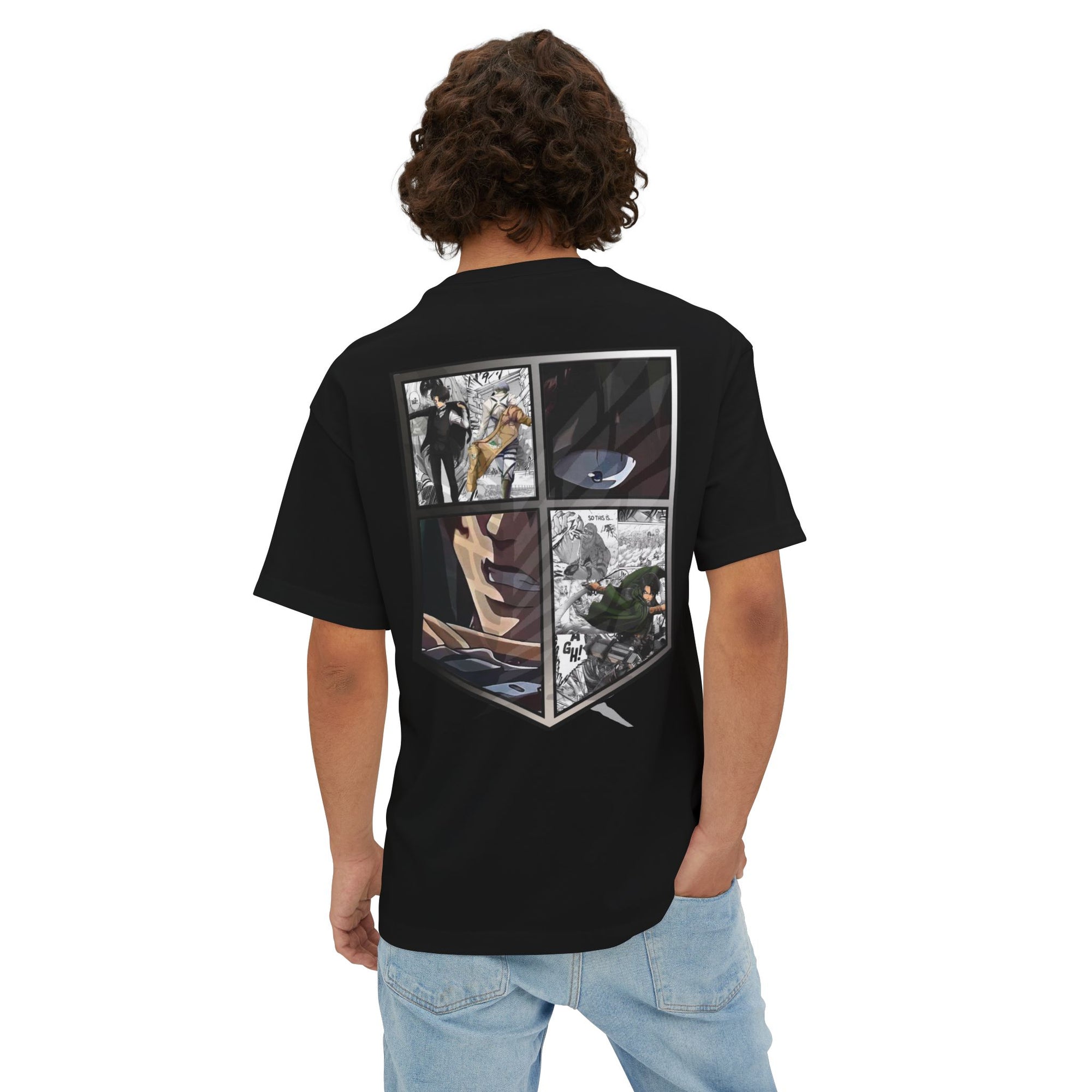 Camiseta extragrande de Levi Ackerman (ATAQUE A LOS TITANES)