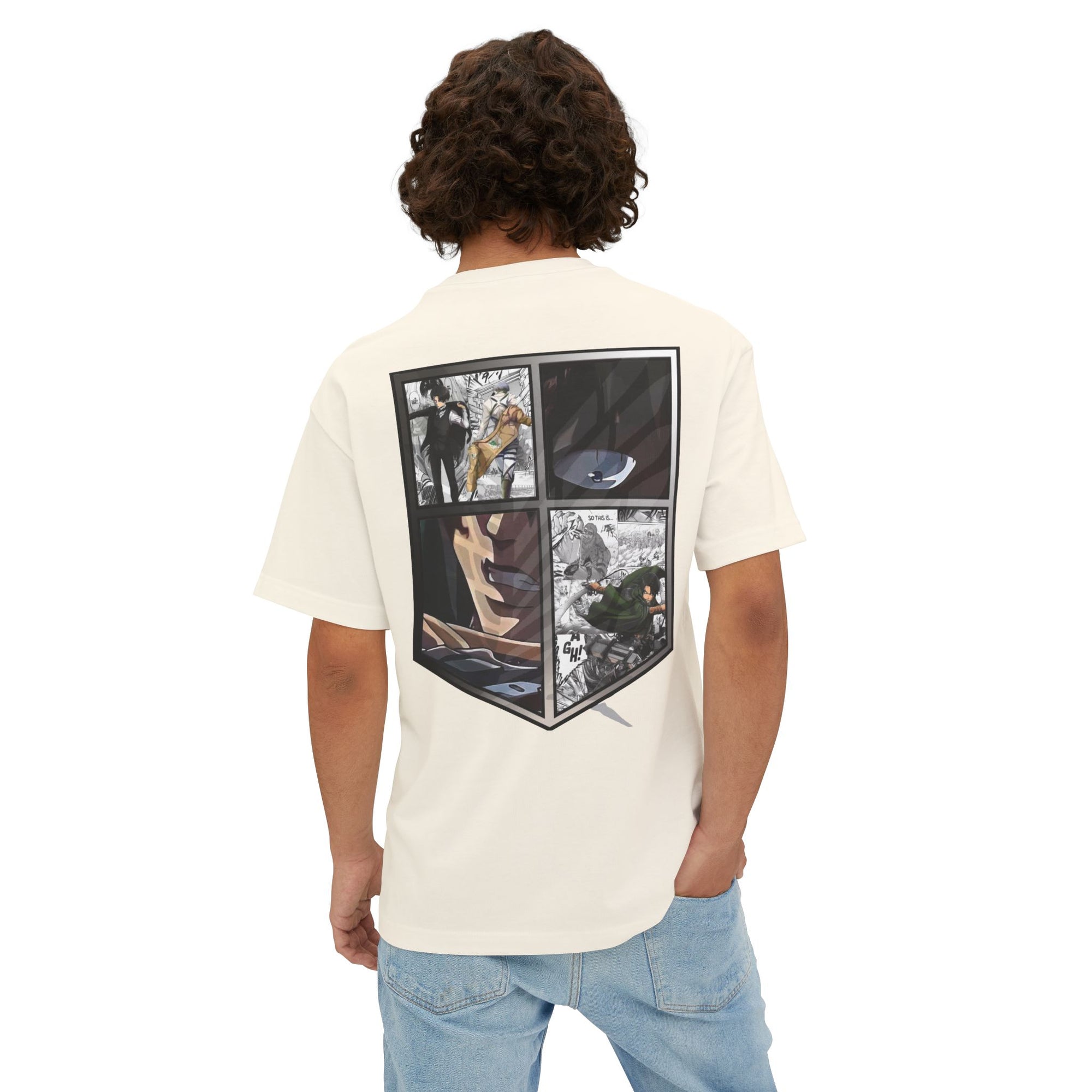 Camiseta extragrande de Levi Ackerman (ATAQUE A LOS TITANES)