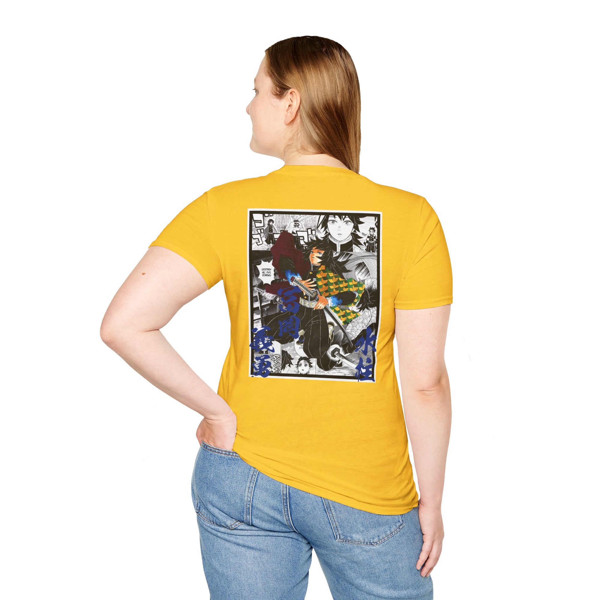 Camiseta informal Giyu Tomioka (DEMON SLAYER)