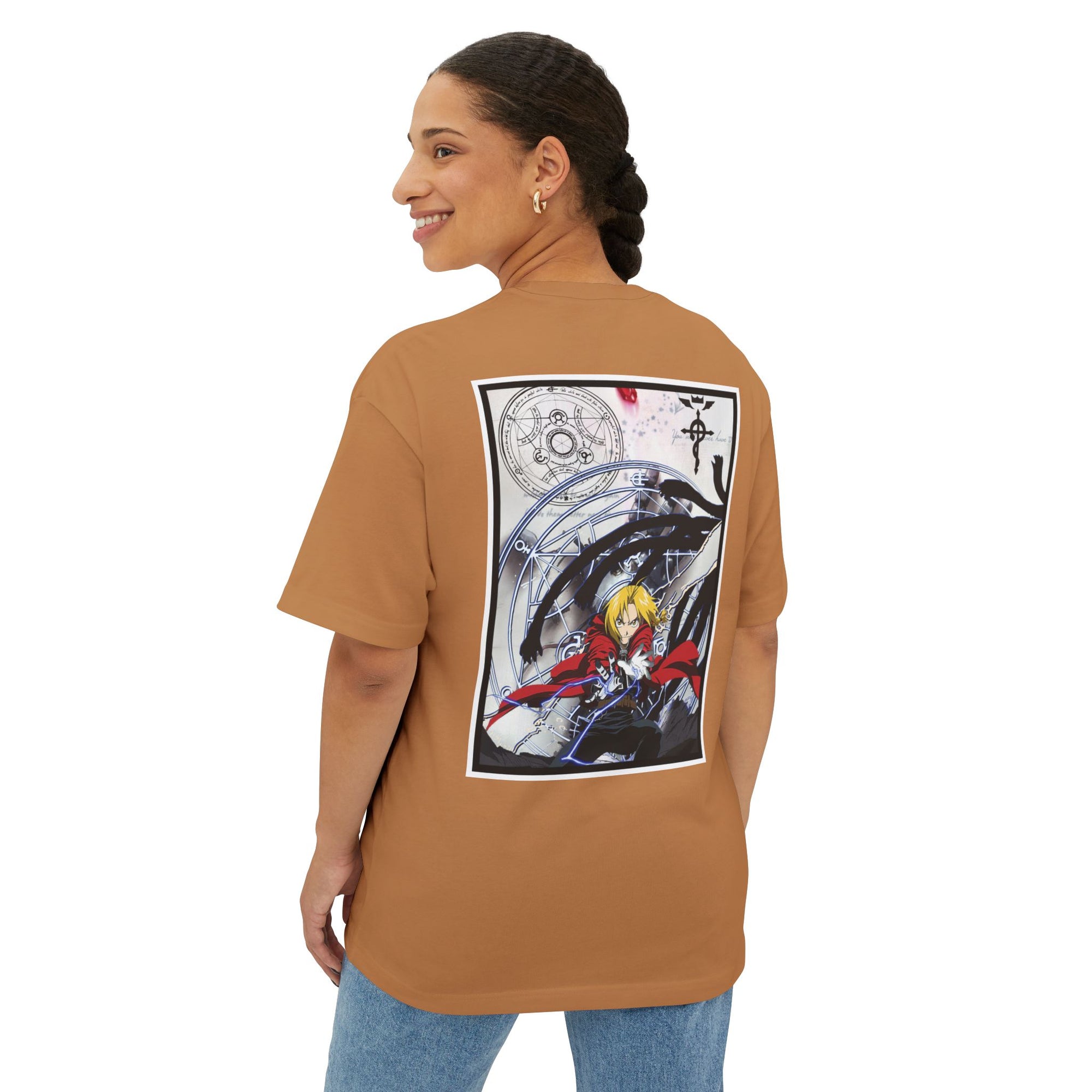 Camiseta extragrande de Edward Elric (FULLMETAL)