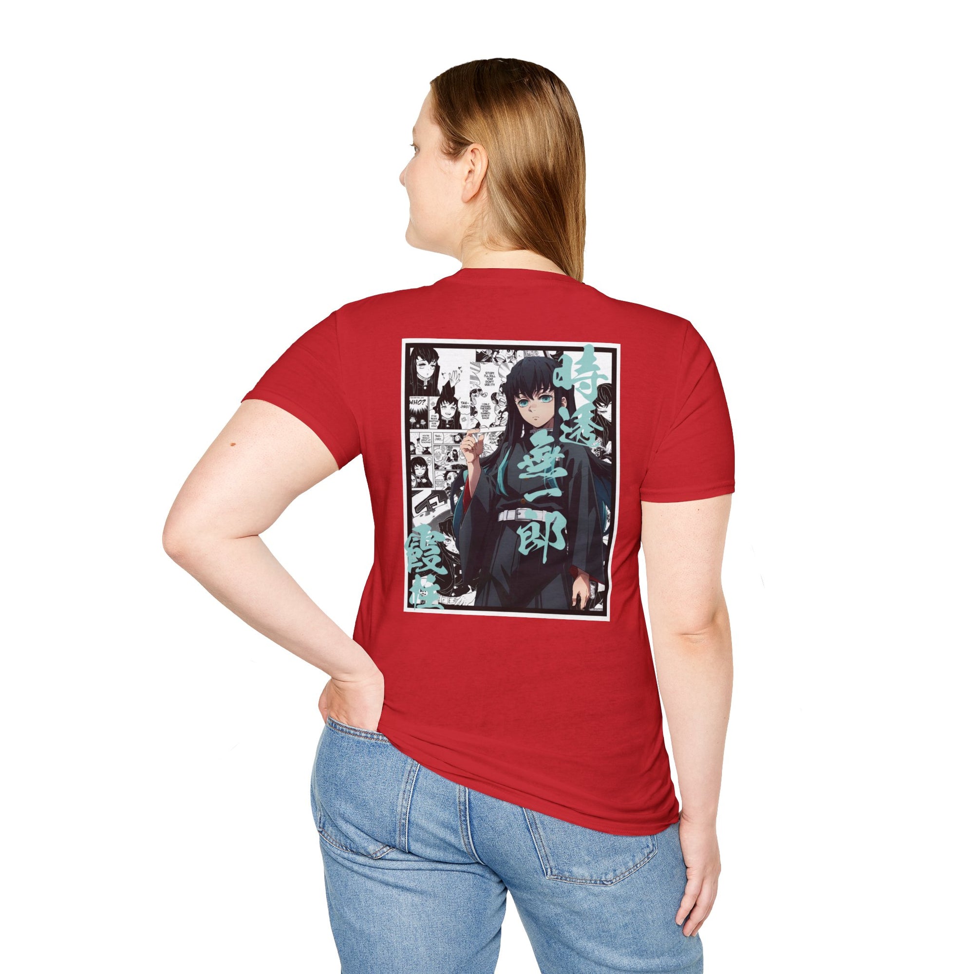 Camiseta informal de Muichiro Tokito (DEMON SLAYER)