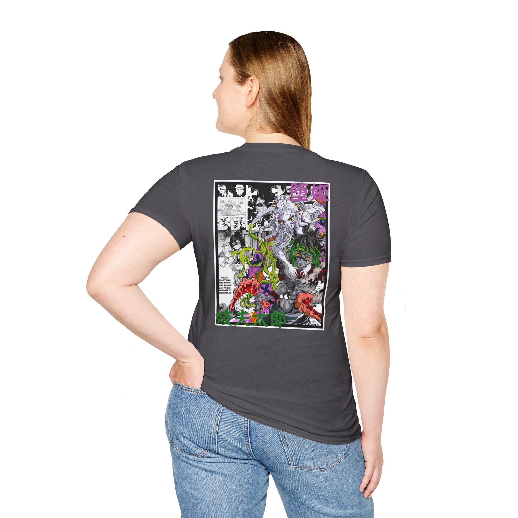 Camiseta informal Gyutaro y Daki (DEMON SLAYER)