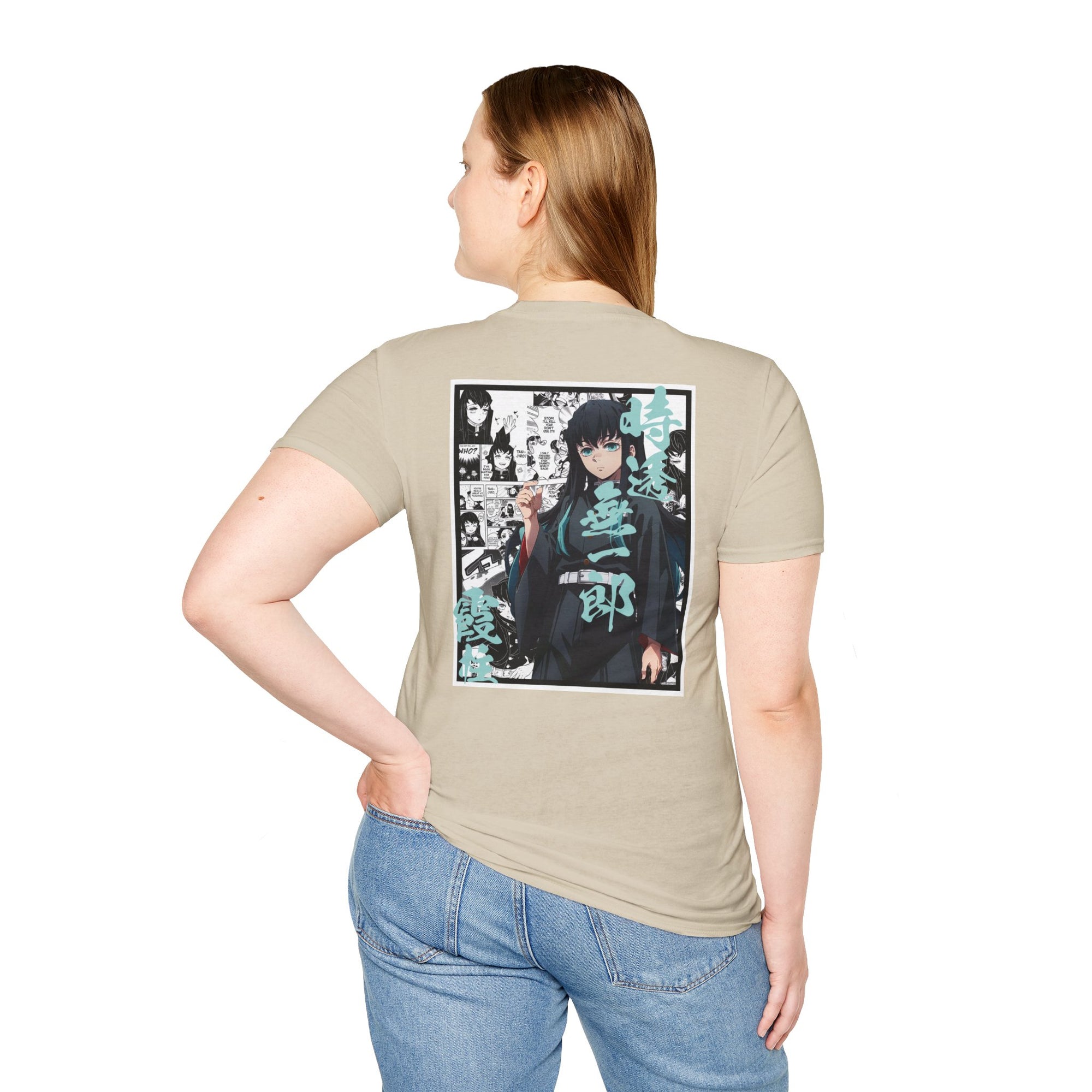 Camiseta informal de Muichiro Tokito (DEMON SLAYER)