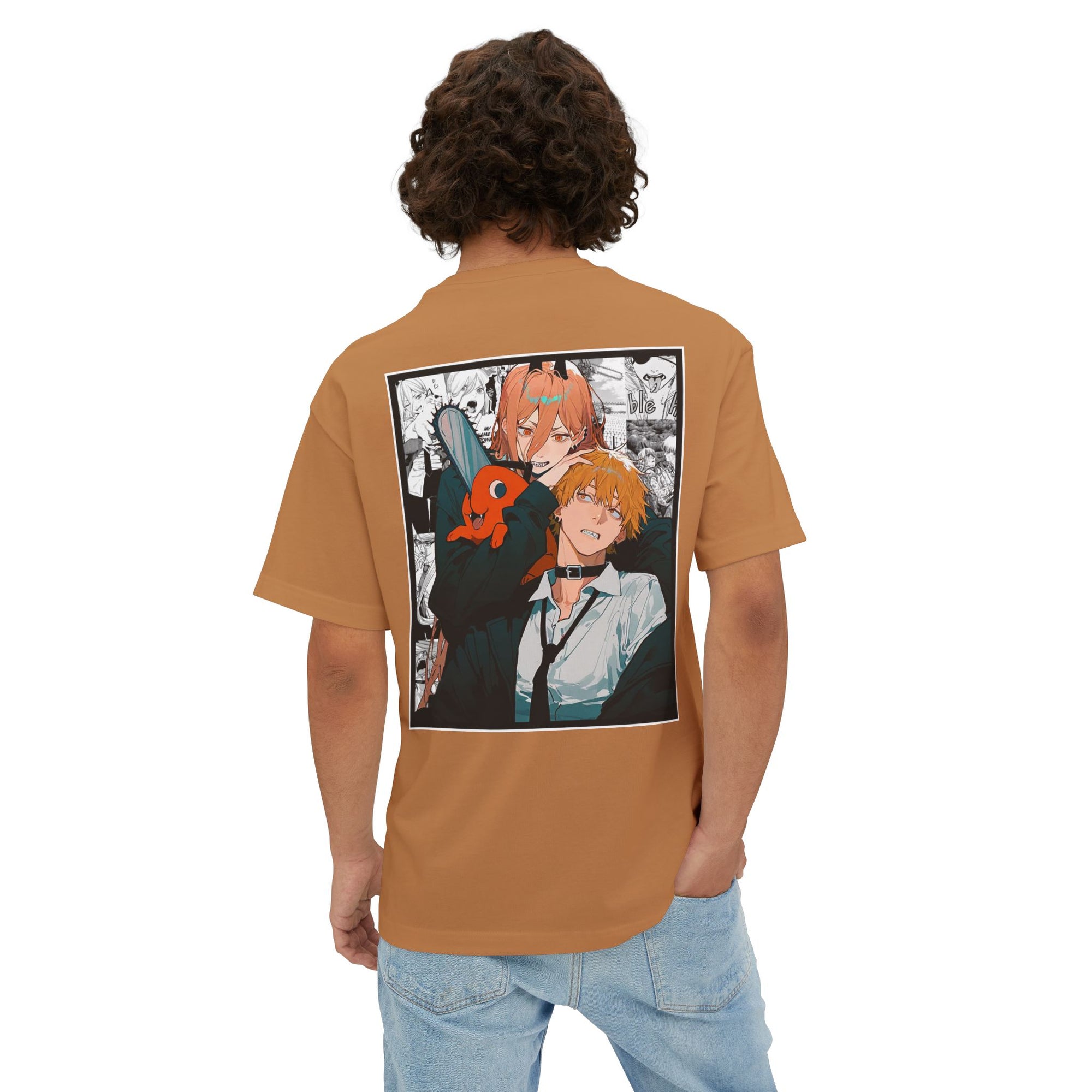 Denji & Power (Chainsaw Man) Premium Oversized Tee