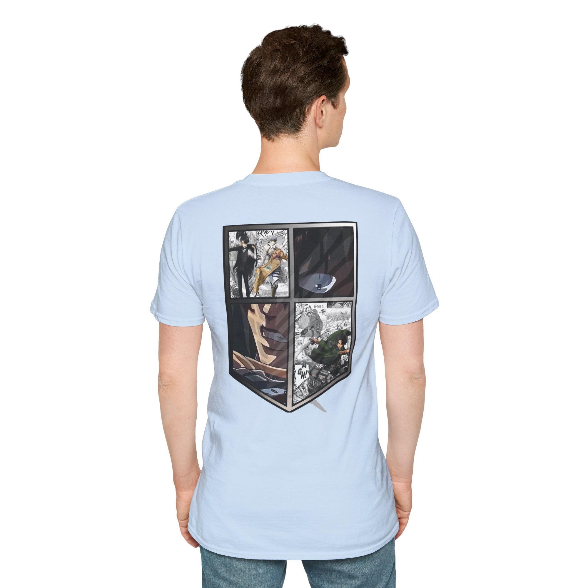 Camiseta informal de Levi Ackerman (ATAQUE A LOS TITANES)