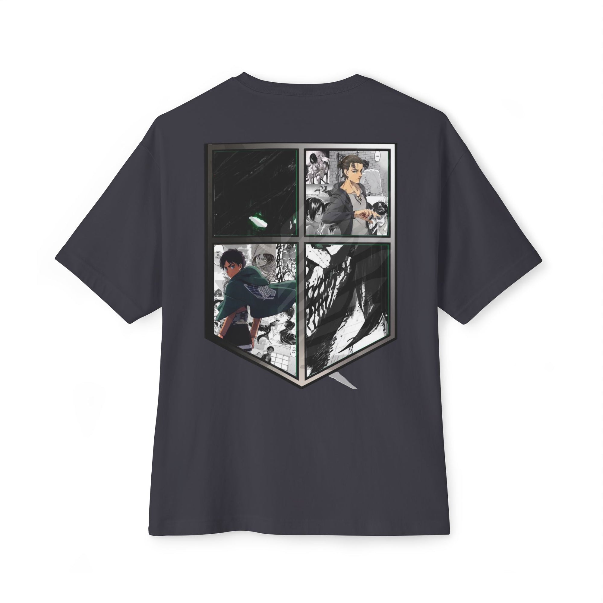 Camiseta extragrande de Eren Yeager (ATTACKONTITAN)
