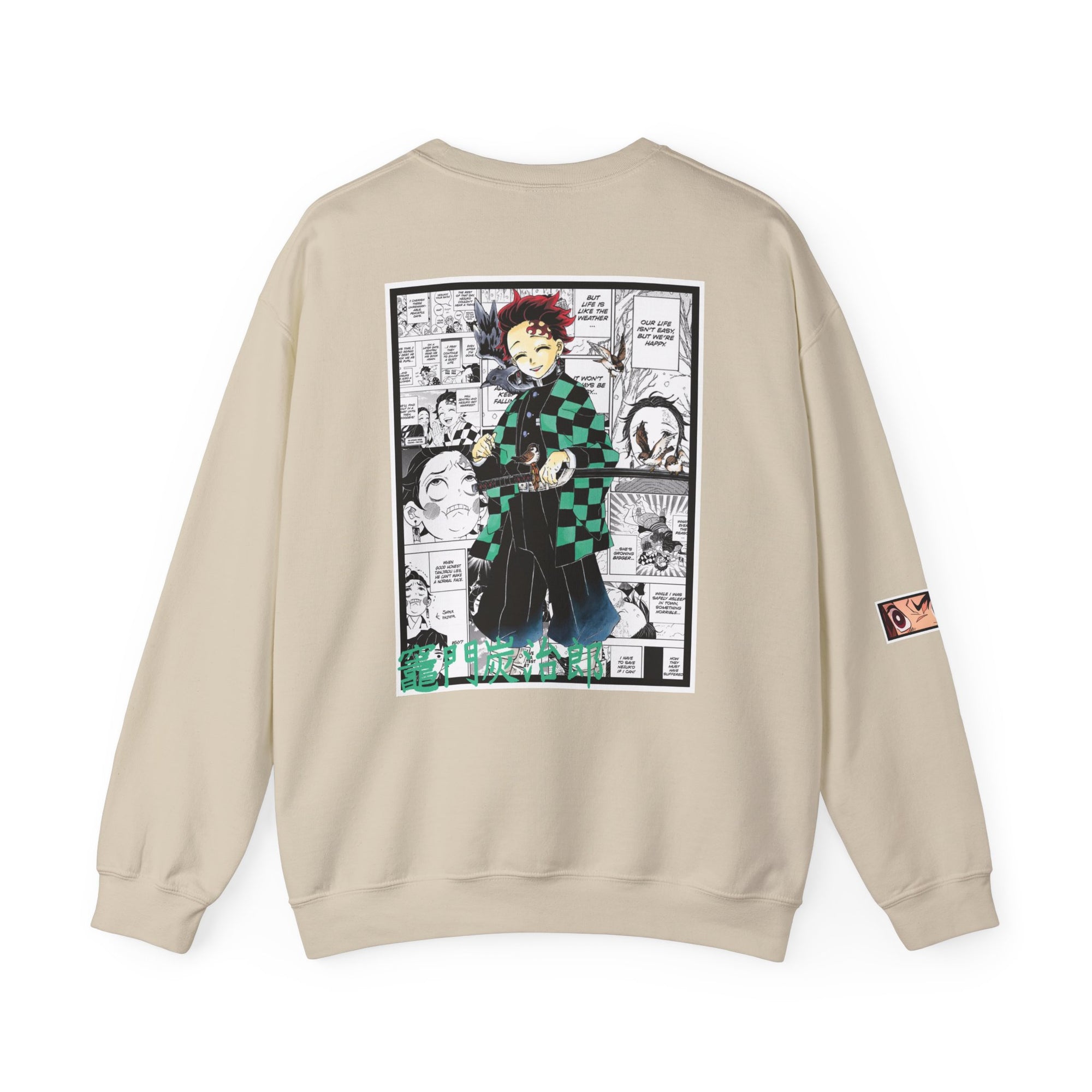 Sudadera con cuello redondo de Tanjiro Kamado (DEMON SLAYER)