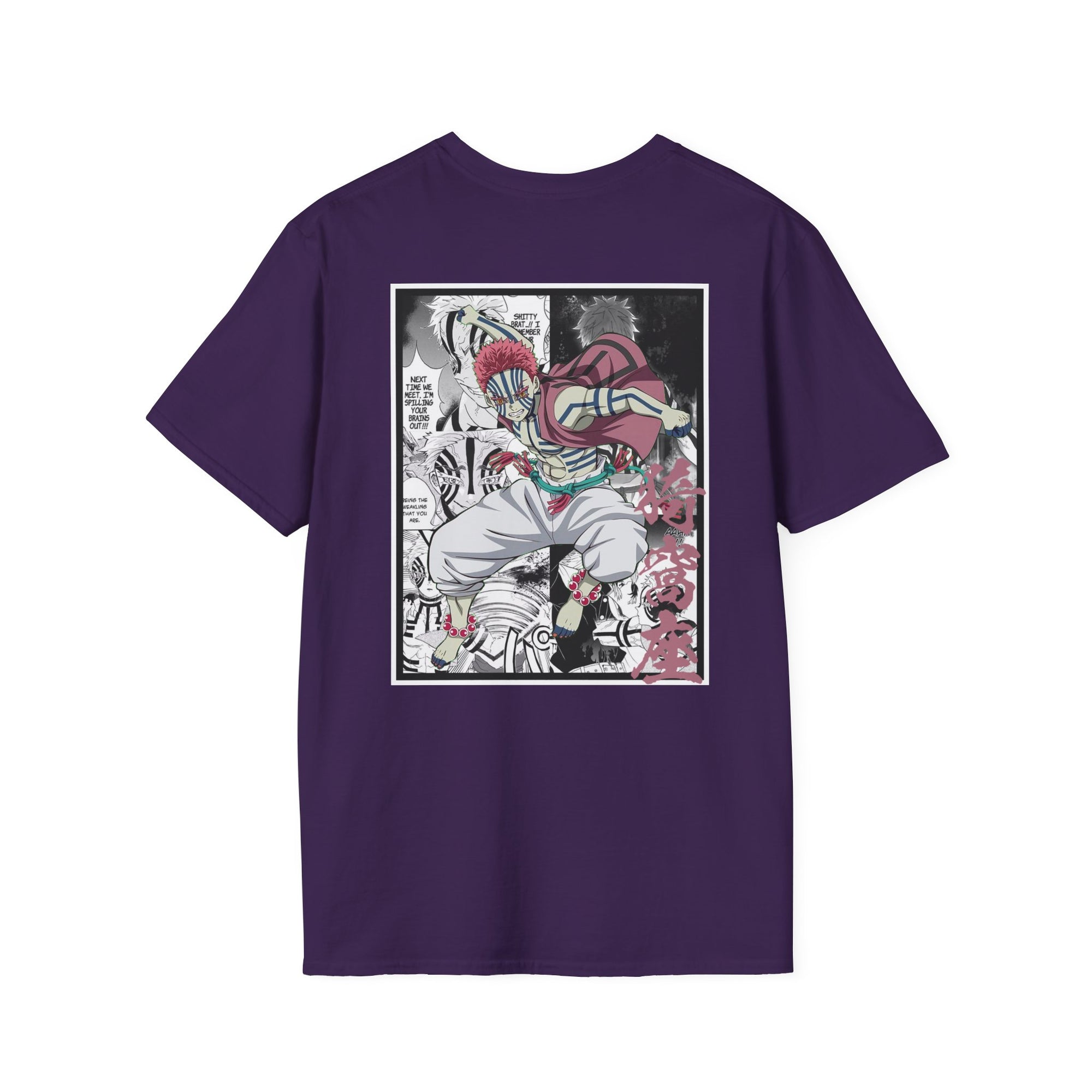 Camiseta informal de Akaza (DEMON SLAYER)