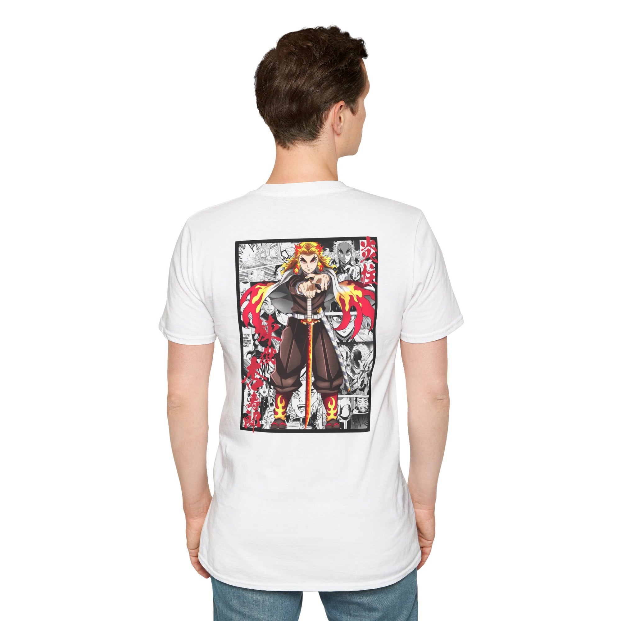 Camiseta informal Kyojuro Rengoku (DEMON SLAYER)