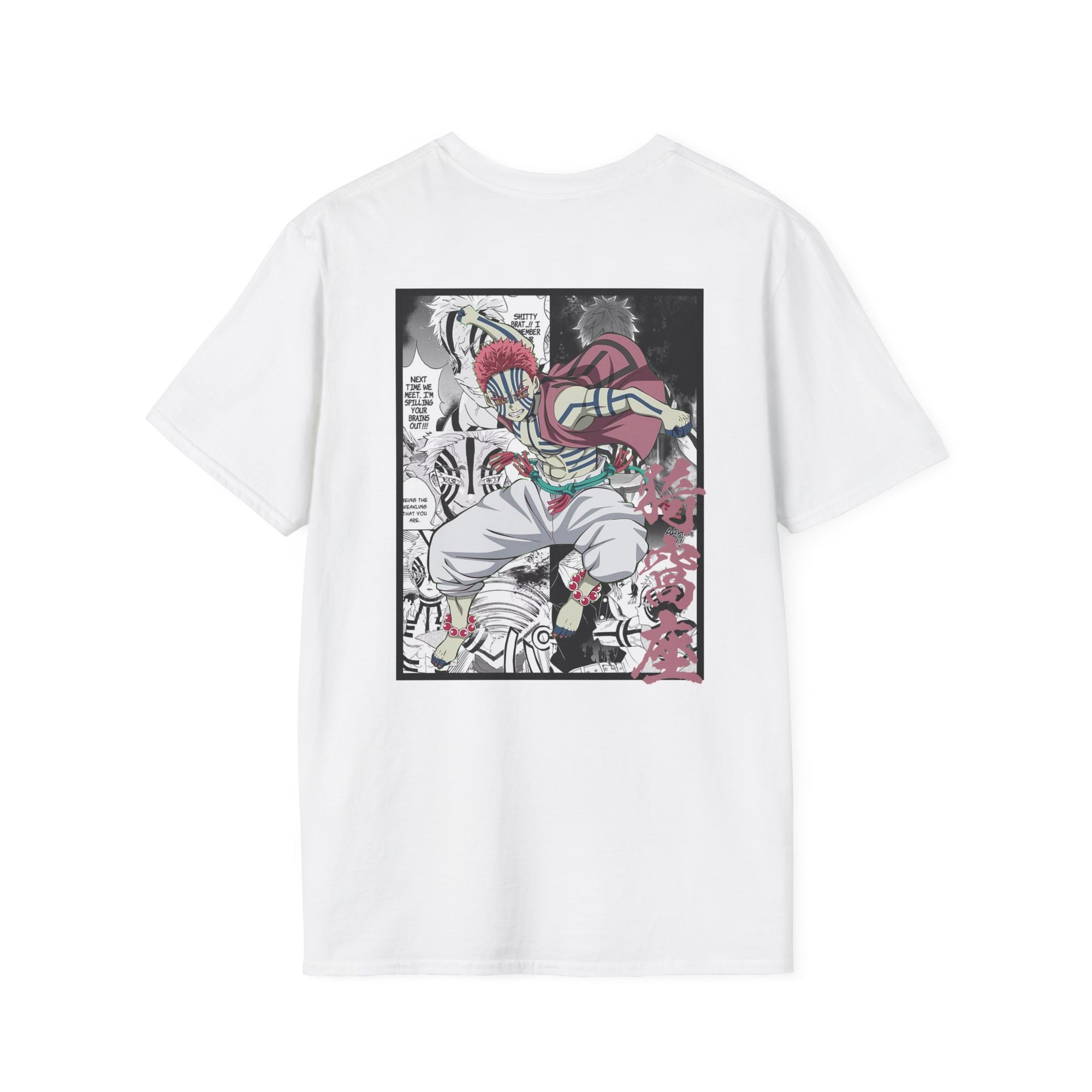 Camiseta informal de Akaza (DEMON SLAYER)