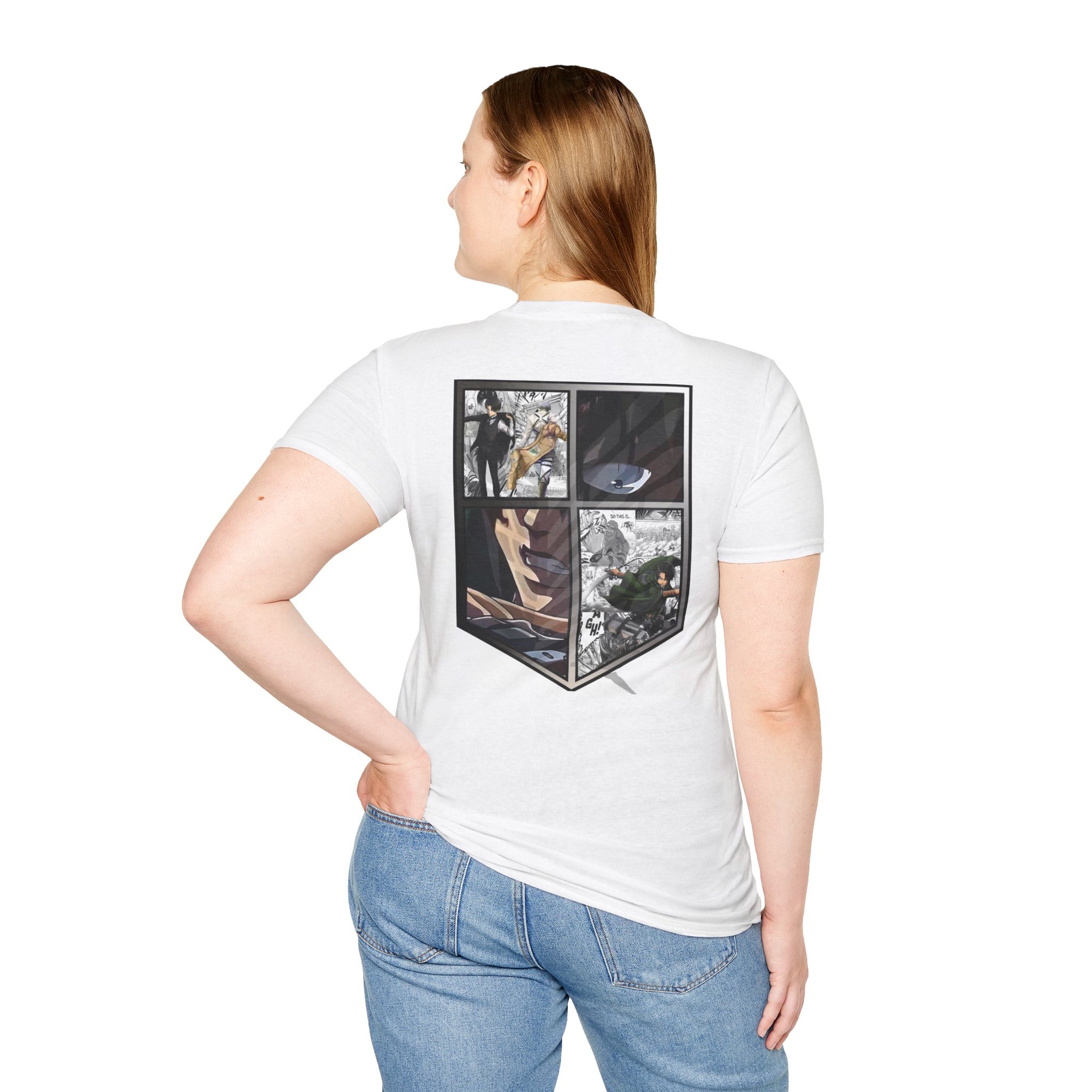 Camiseta informal de Levi Ackerman (ATAQUE A LOS TITANES)