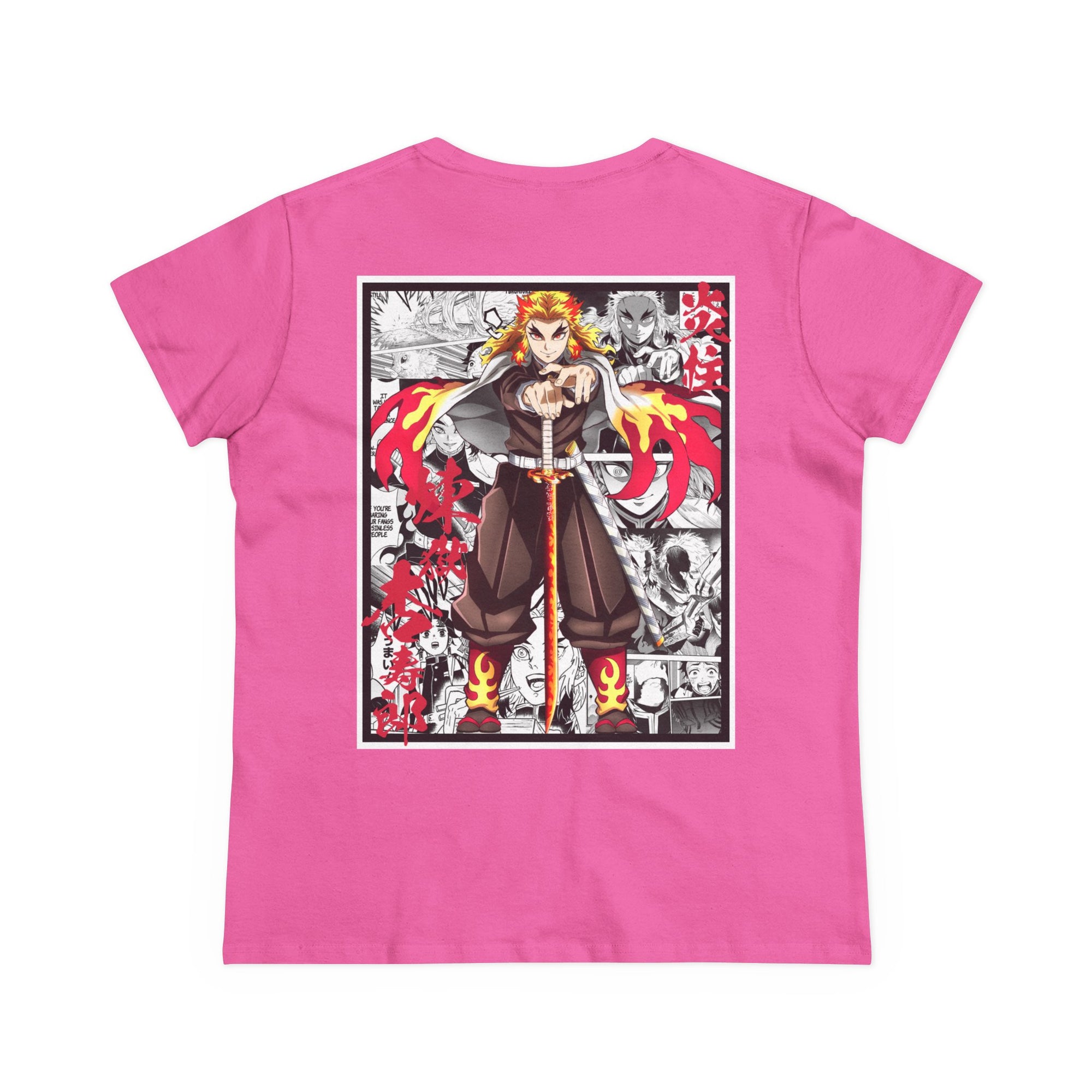 Camiseta de mujer Kyojuro Rengoku (DEMON SLAYER)
