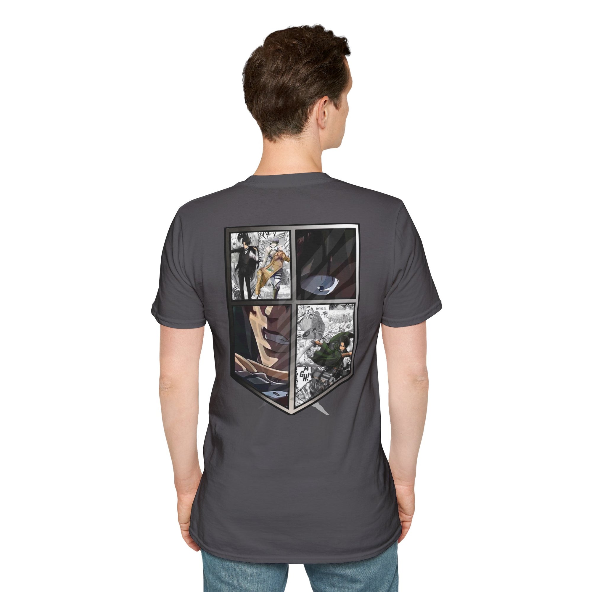 Camiseta informal de Levi Ackerman (ATAQUE A LOS TITANES)