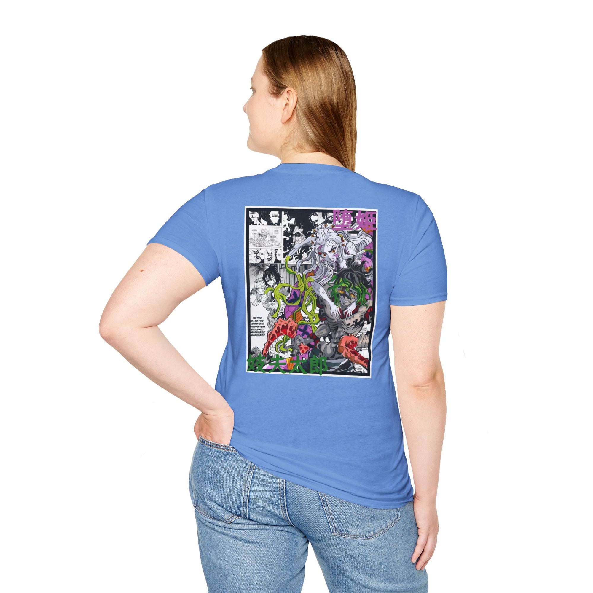 Camiseta informal Gyutaro y Daki (DEMON SLAYER)